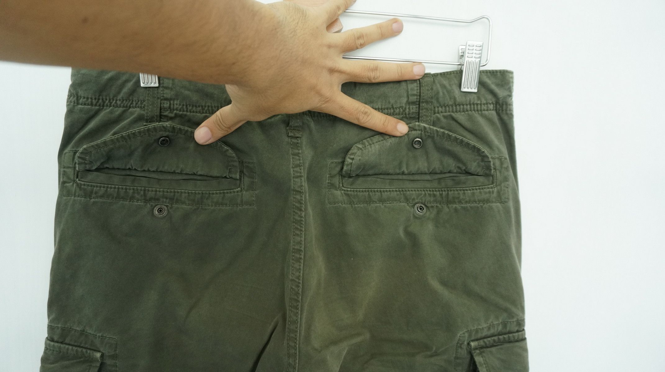 Japanese Brand × Uniqlo Uniqlo Army Worn Out Faded Tactical Cargo Pants Size US 32 / EU 48 - 11 Thumbnail