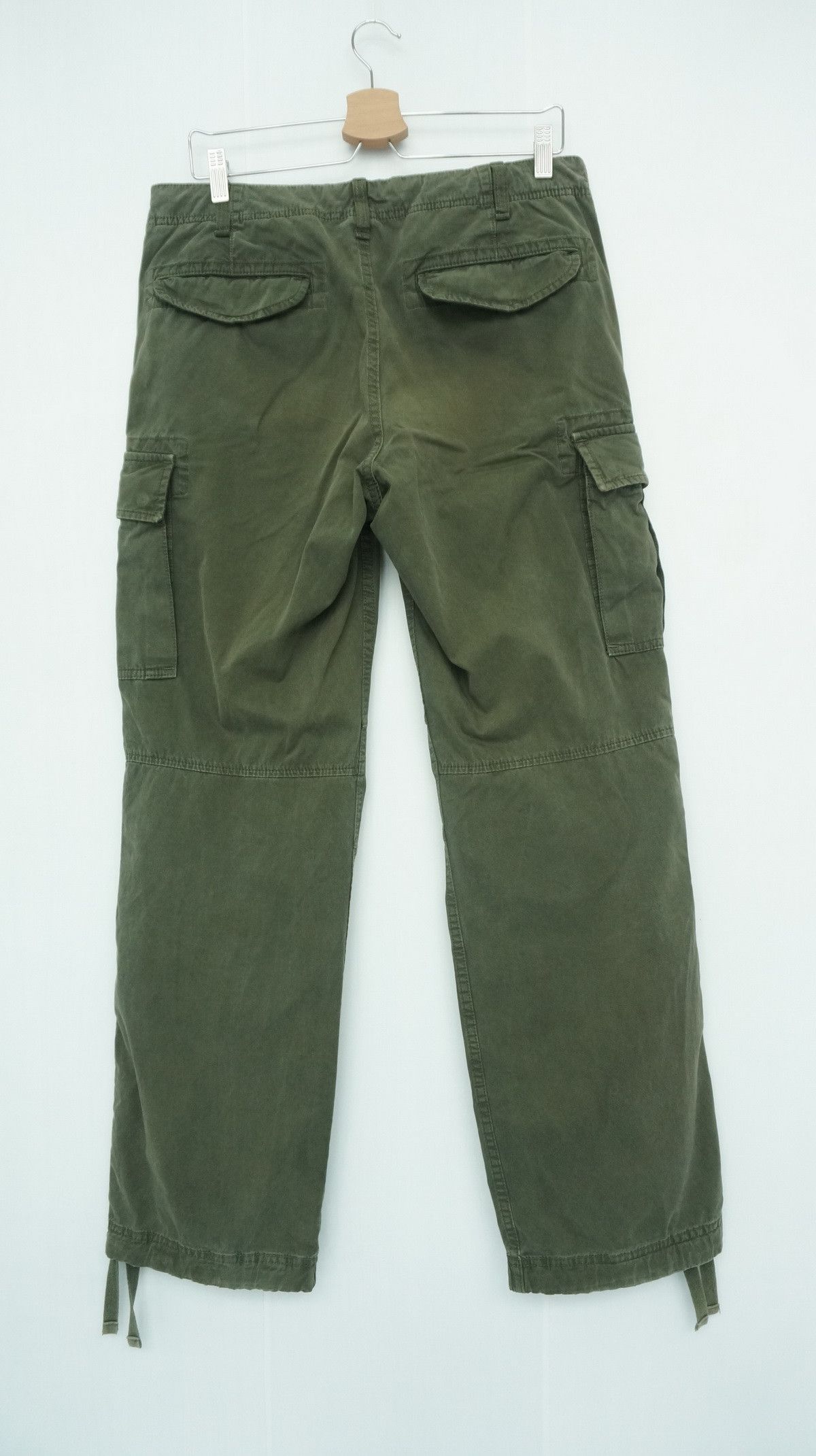 Japanese Brand × Uniqlo Uniqlo Army Worn Out Faded Tactical Cargo Pants Size US 32 / EU 48 - 3 Thumbnail