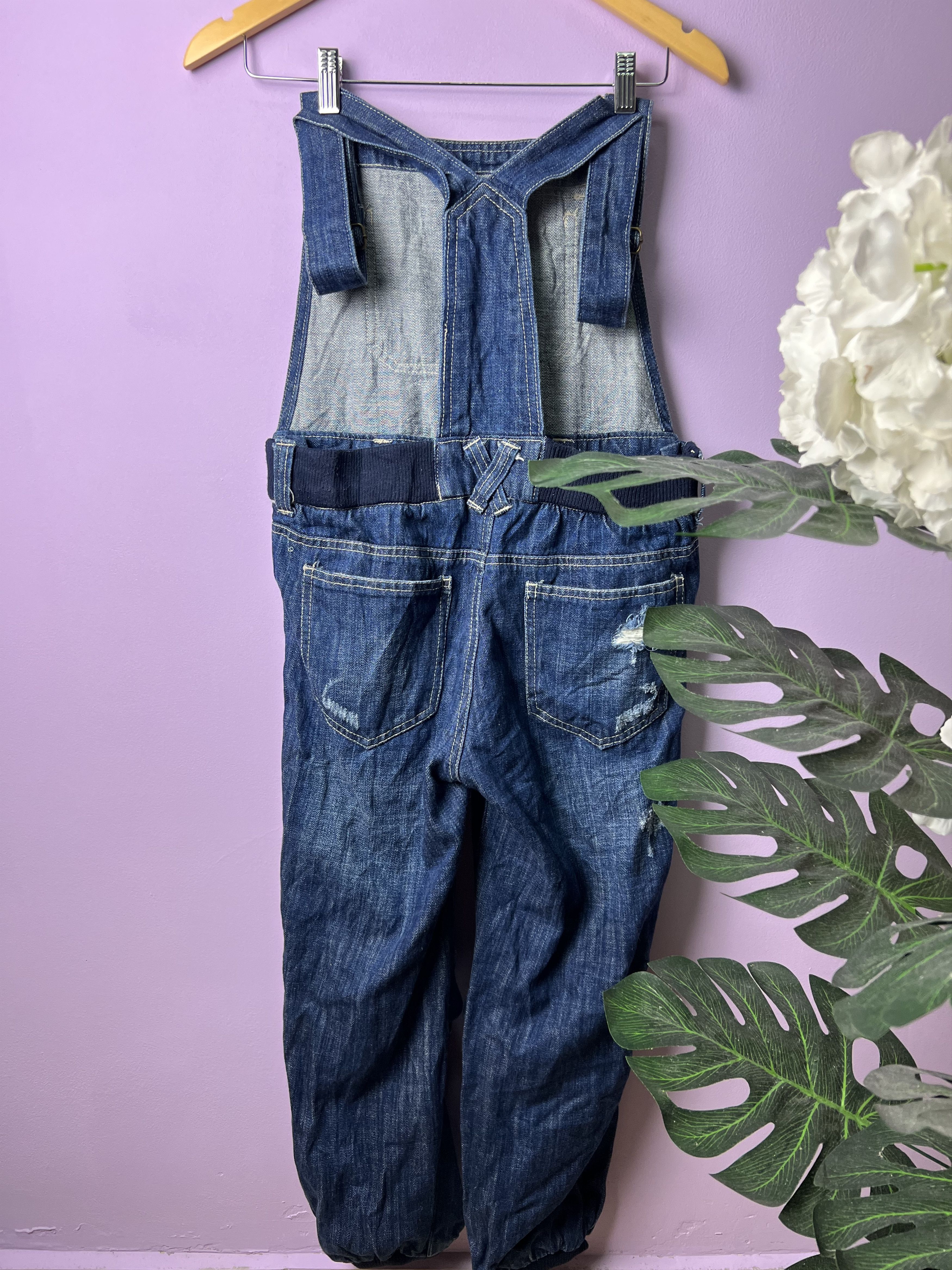 Japanese Brand 🔥Avantgarde Distressed Overall Denim Size US 33 - 3 Thumbnail