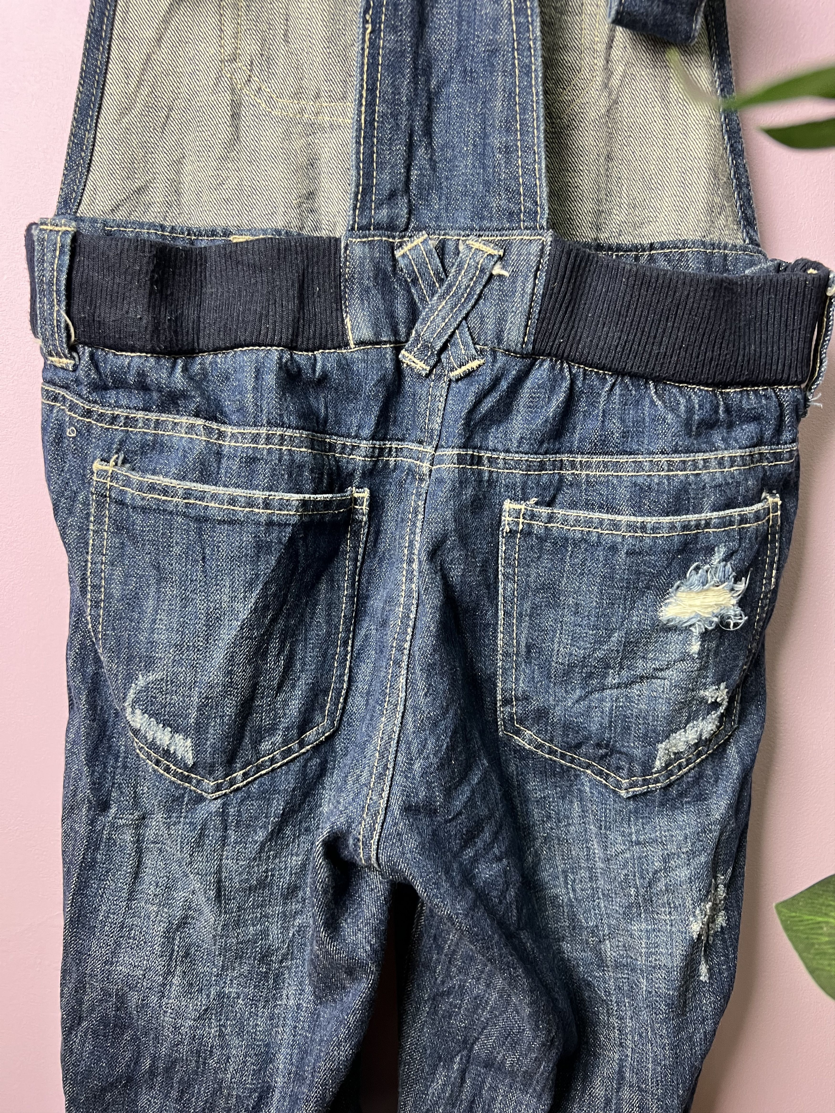 Japanese Brand 🔥Avantgarde Distressed Overall Denim Size US 33 - 14 Thumbnail