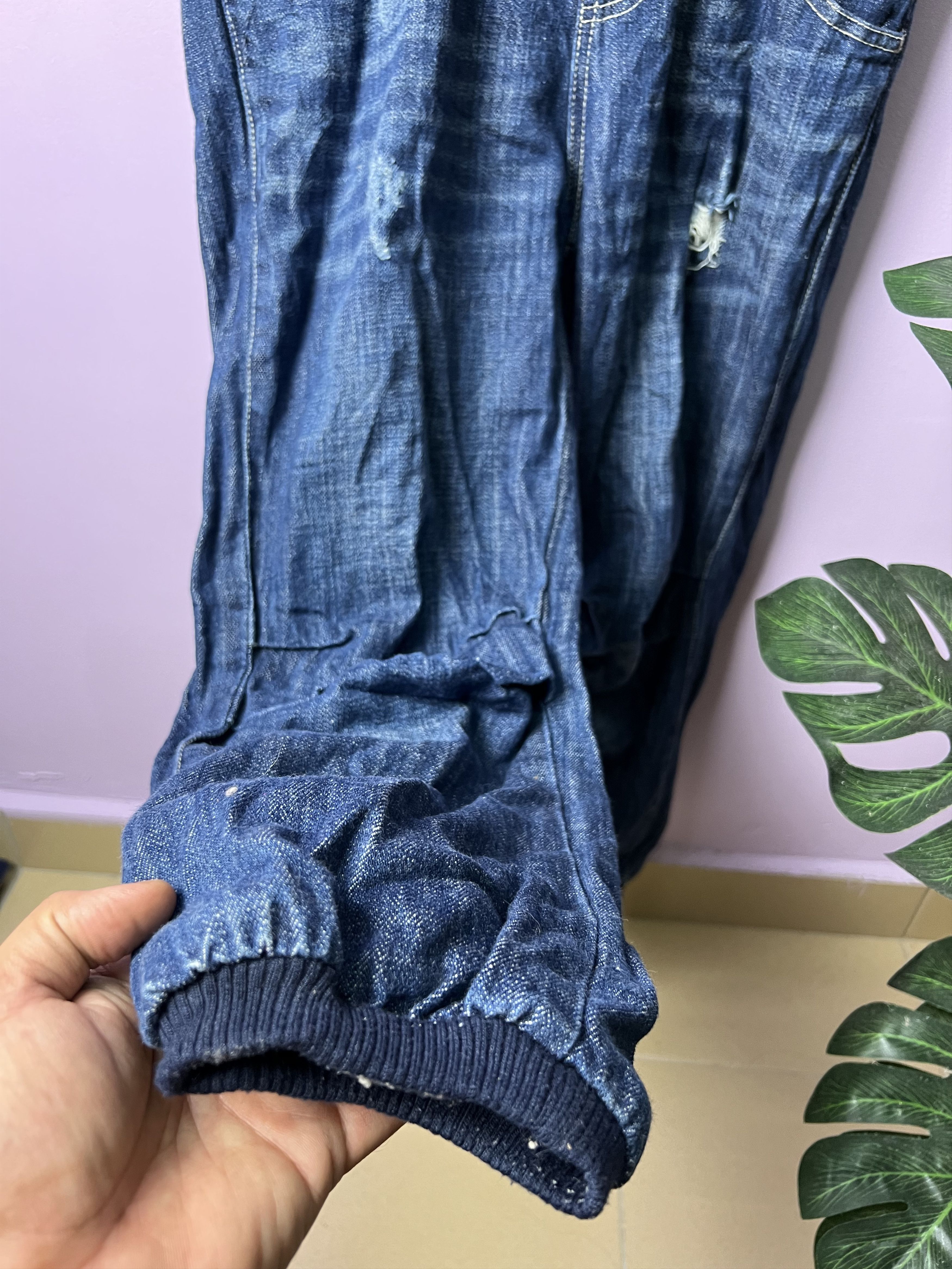 Japanese Brand 🔥Avantgarde Distressed Overall Denim Size US 33 - 6 Thumbnail