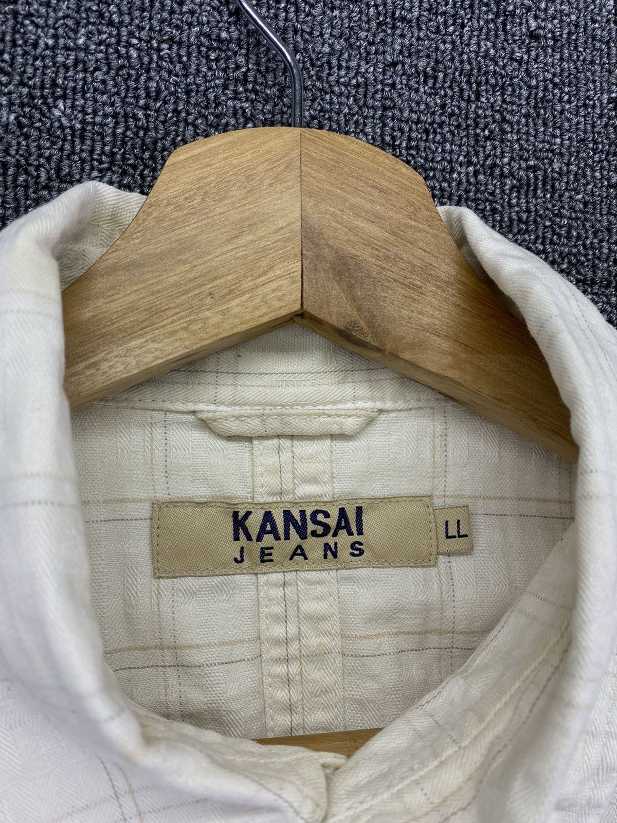 Flannel Vintage Kansai Yamamoto Shadow Plaids Checkered Shirts Size US L / EU 52-54 / 3 - 6 Thumbnail