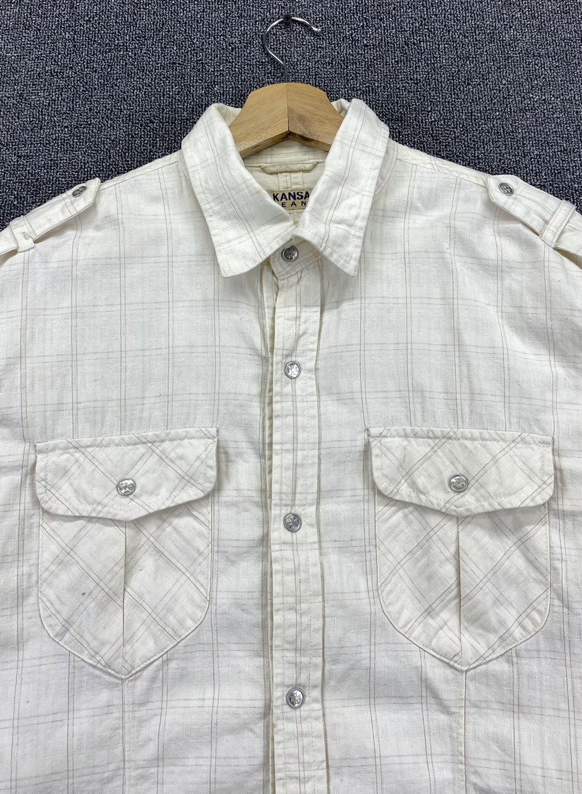 Flannel Vintage Kansai Yamamoto Shadow Plaids Checkered Shirts Size US L / EU 52-54 / 3 - 5 Thumbnail
