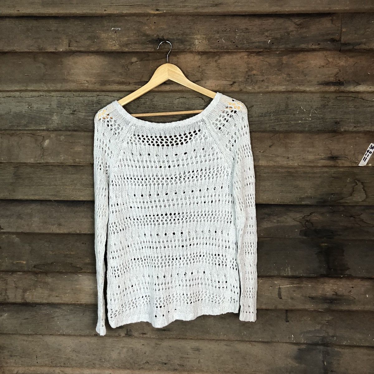 Abercrombie & Fitch Abercrombie & Fitch White crochet meshnet Knitwear #6820 Size M / US 6-8 / IT 42-44 - 8 Thumbnail