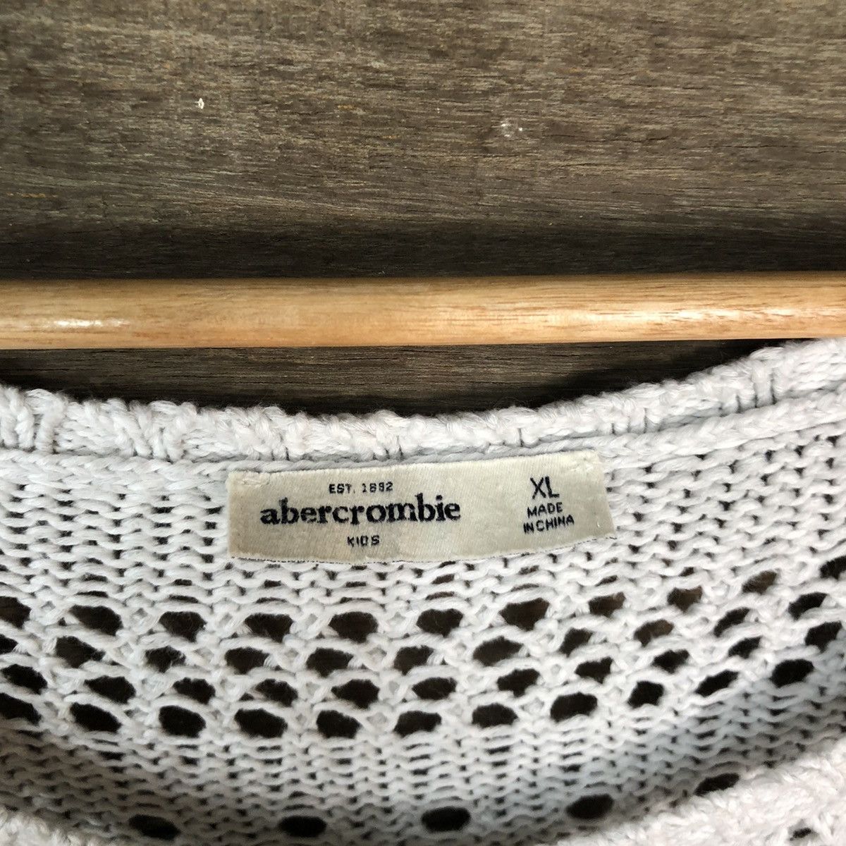 Abercrombie & Fitch Abercrombie & Fitch White crochet meshnet Knitwear #6820 Size M / US 6-8 / IT 42-44 - 6 Thumbnail