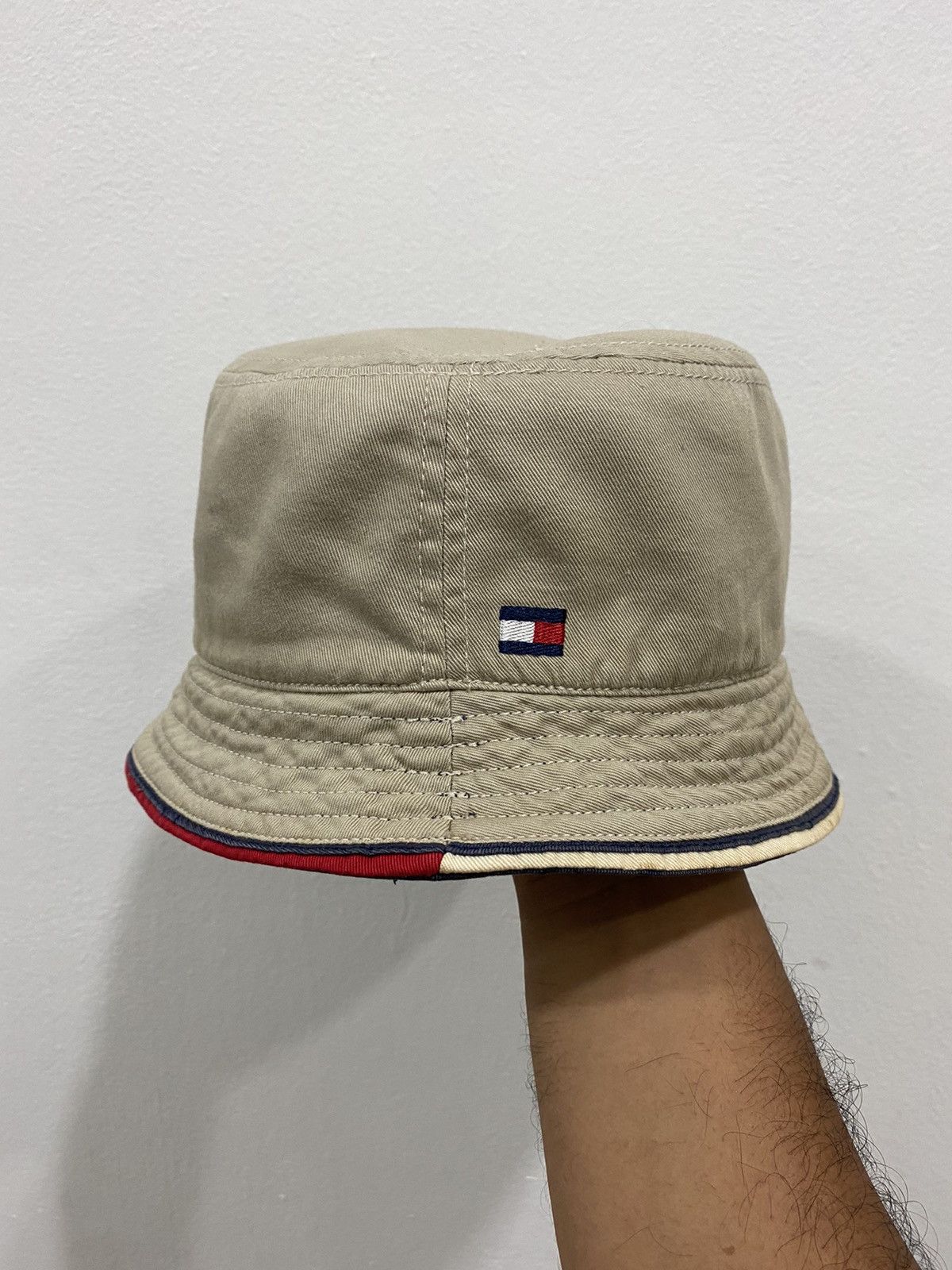 Tommy Hilfiger 🔥Vintage🔥 Tommy Hilfiger Authentic Logo Bucket Hat Size ONE SIZE - 1 Thumbnail