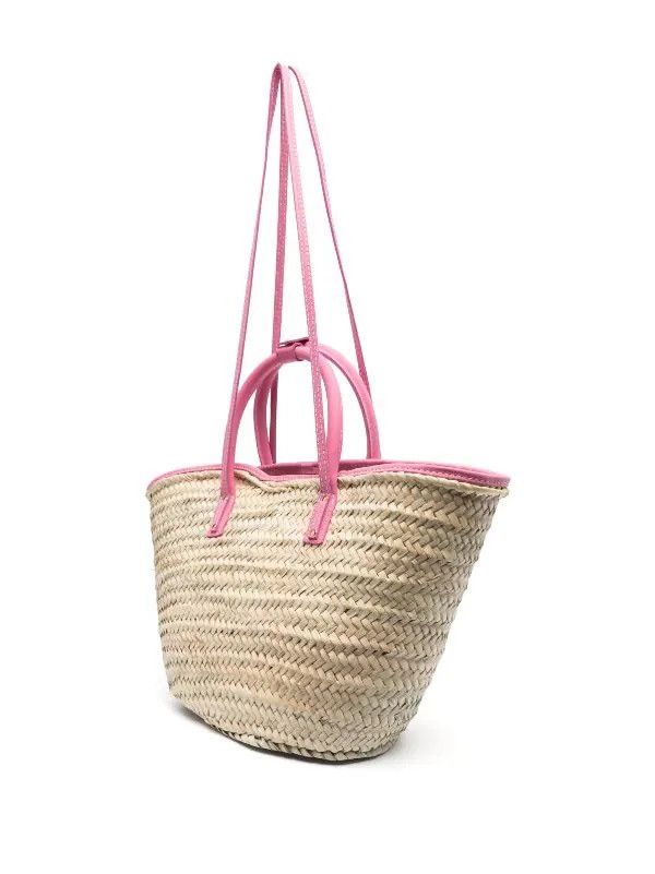 Jacquemus LARGE SIZE Le Panier Soli straw basket tote bag Size ONE SIZE - 4 Thumbnail