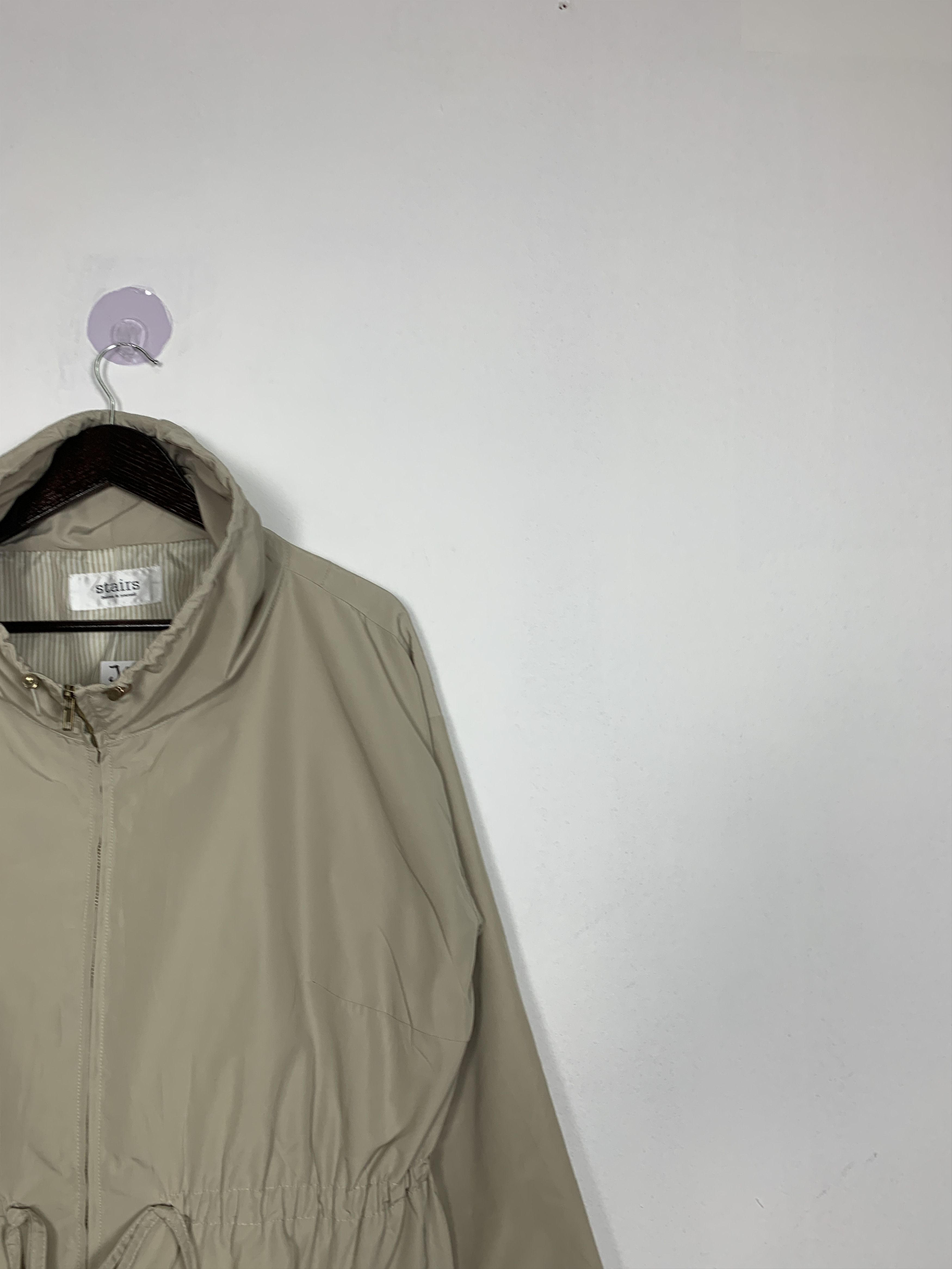 Japanese Brand Vintage STAIRS Zip Up Long Jacket Parkas J0886 Size L / US 10 / IT 46 - 3 Thumbnail