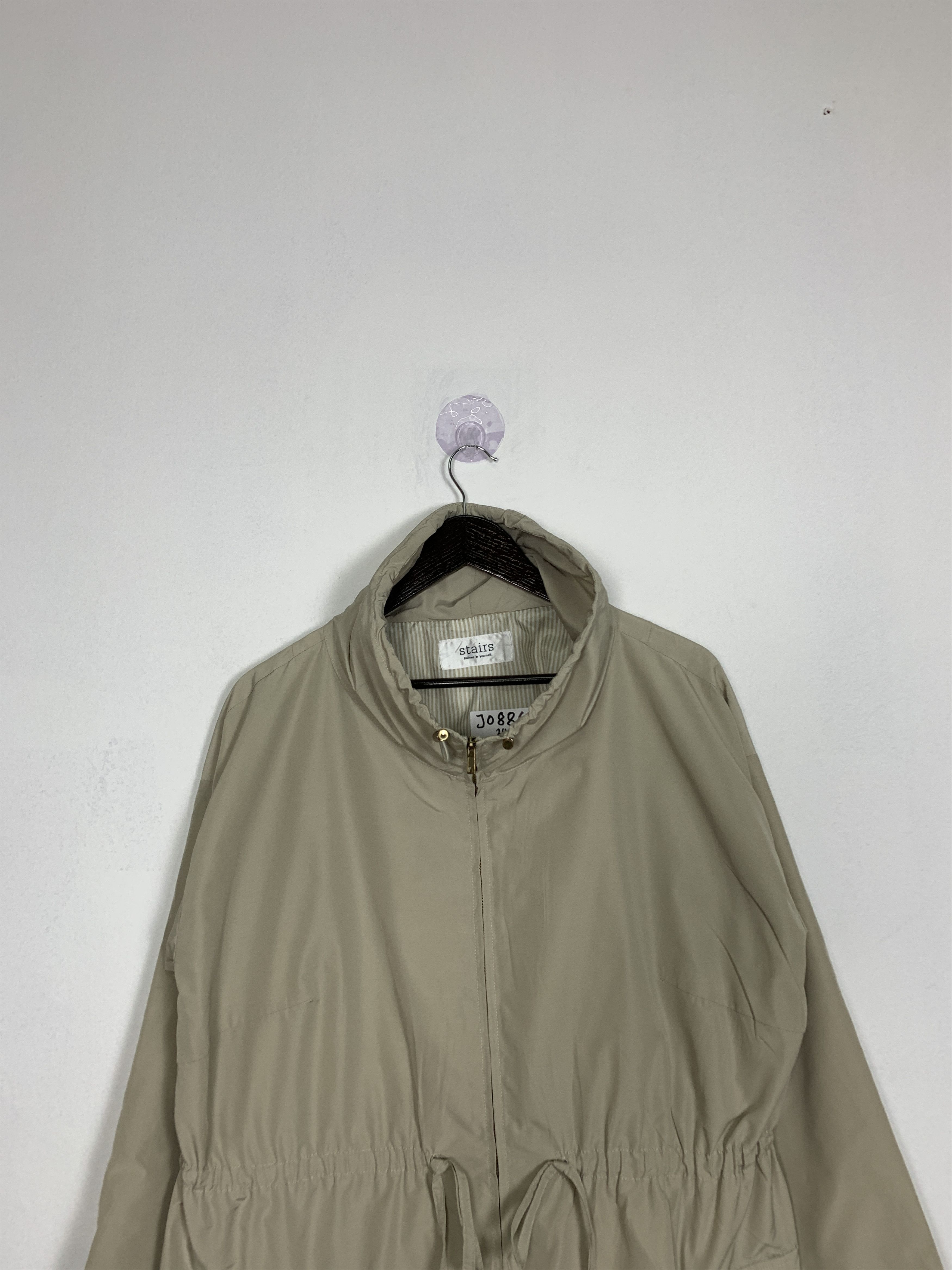 Japanese Brand Vintage STAIRS Zip Up Long Jacket Parkas J0886 Size L / US 10 / IT 46 - 2 Thumbnail