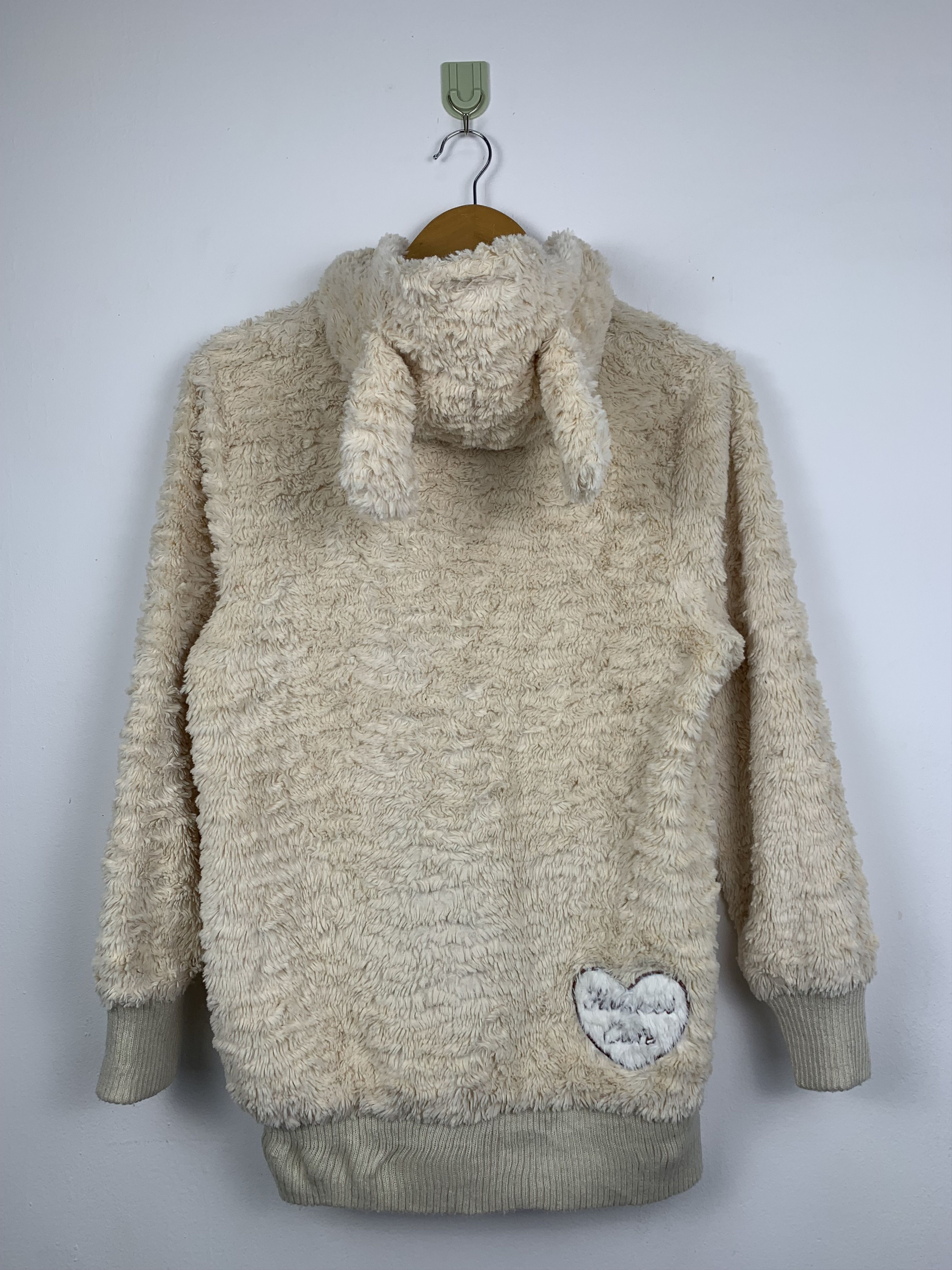 Fiorucci Vintage FIORUCCI Sherpa Hoodie Polka Dot Lining Jacket Size S / US 4 / IT 40 - 8 Thumbnail