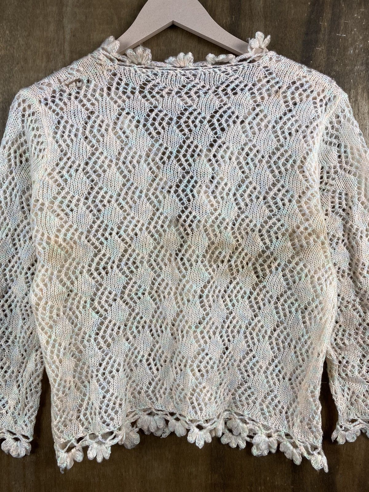 Homespun Knitwear × Japanese Brand Crochet sexy meshnet Homespun Japanese Knitwear #Z028 Size XS / US 0-2 / IT 36-38 - 12 Thumbnail