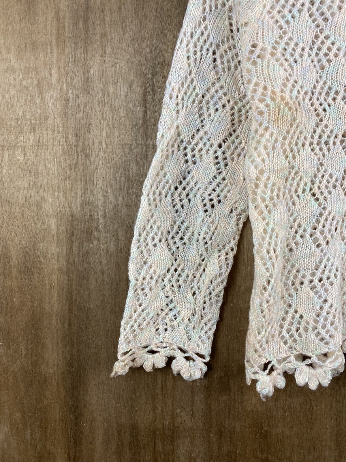 Homespun Knitwear × Japanese Brand Crochet sexy meshnet Homespun Japanese Knitwear #Z028 Size XS / US 0-2 / IT 36-38 - 10 Thumbnail