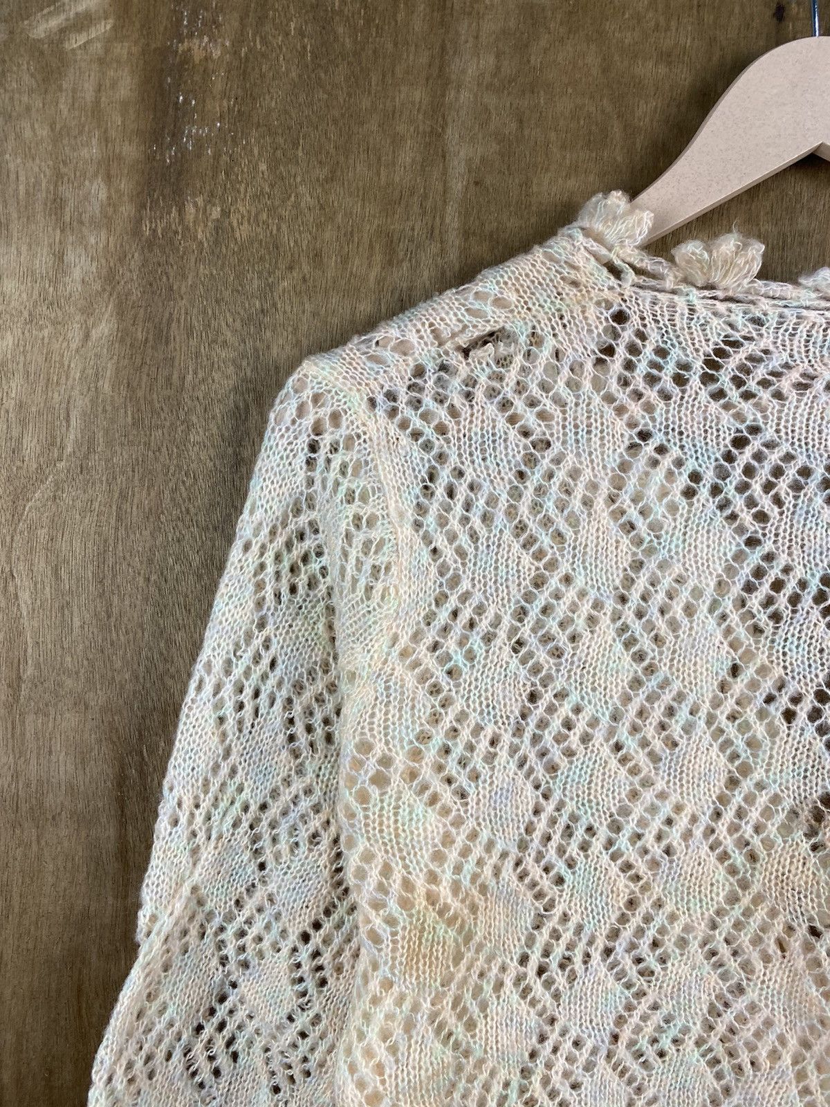 Homespun Knitwear × Japanese Brand Crochet sexy meshnet Homespun Japanese Knitwear #Z028 Size XS / US 0-2 / IT 36-38 - 14 Thumbnail