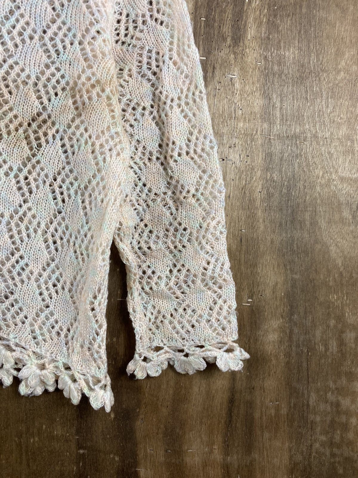 Homespun Knitwear × Japanese Brand Crochet sexy meshnet Homespun Japanese Knitwear #Z028 Size XS / US 0-2 / IT 36-38 - 11 Thumbnail