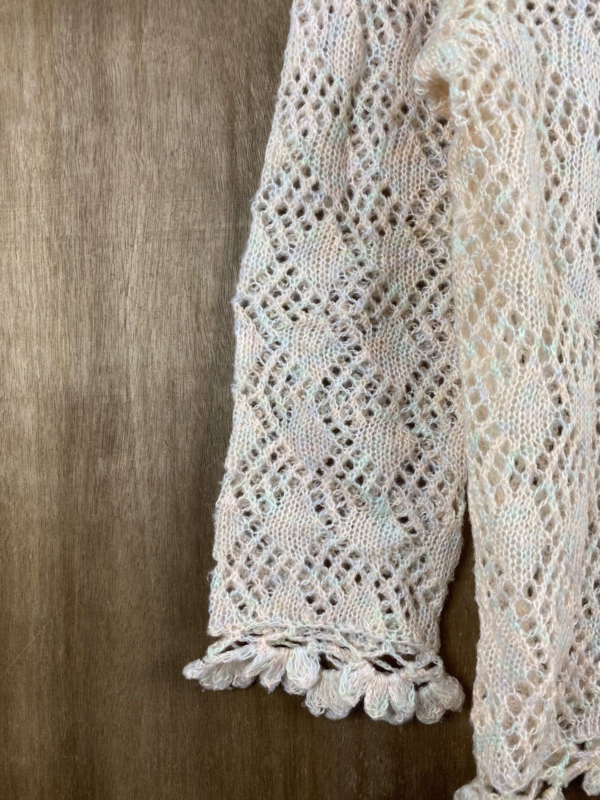 Homespun Knitwear × Japanese Brand Crochet sexy meshnet Homespun Japanese Knitwear #Z028 Size XS / US 0-2 / IT 36-38 - 3 Thumbnail