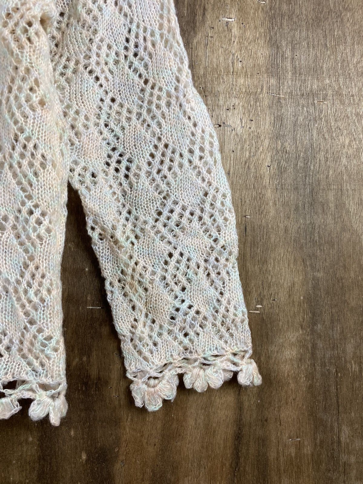 Homespun Knitwear × Japanese Brand Crochet sexy meshnet Homespun Japanese Knitwear #Z028 Size XS / US 0-2 / IT 36-38 - 5 Thumbnail