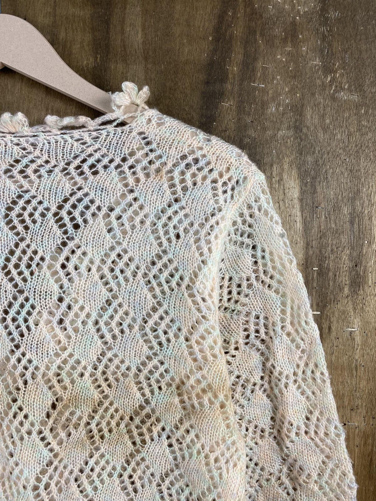 Homespun Knitwear × Japanese Brand Crochet sexy meshnet Homespun Japanese Knitwear #Z028 Size XS / US 0-2 / IT 36-38 - 15 Thumbnail