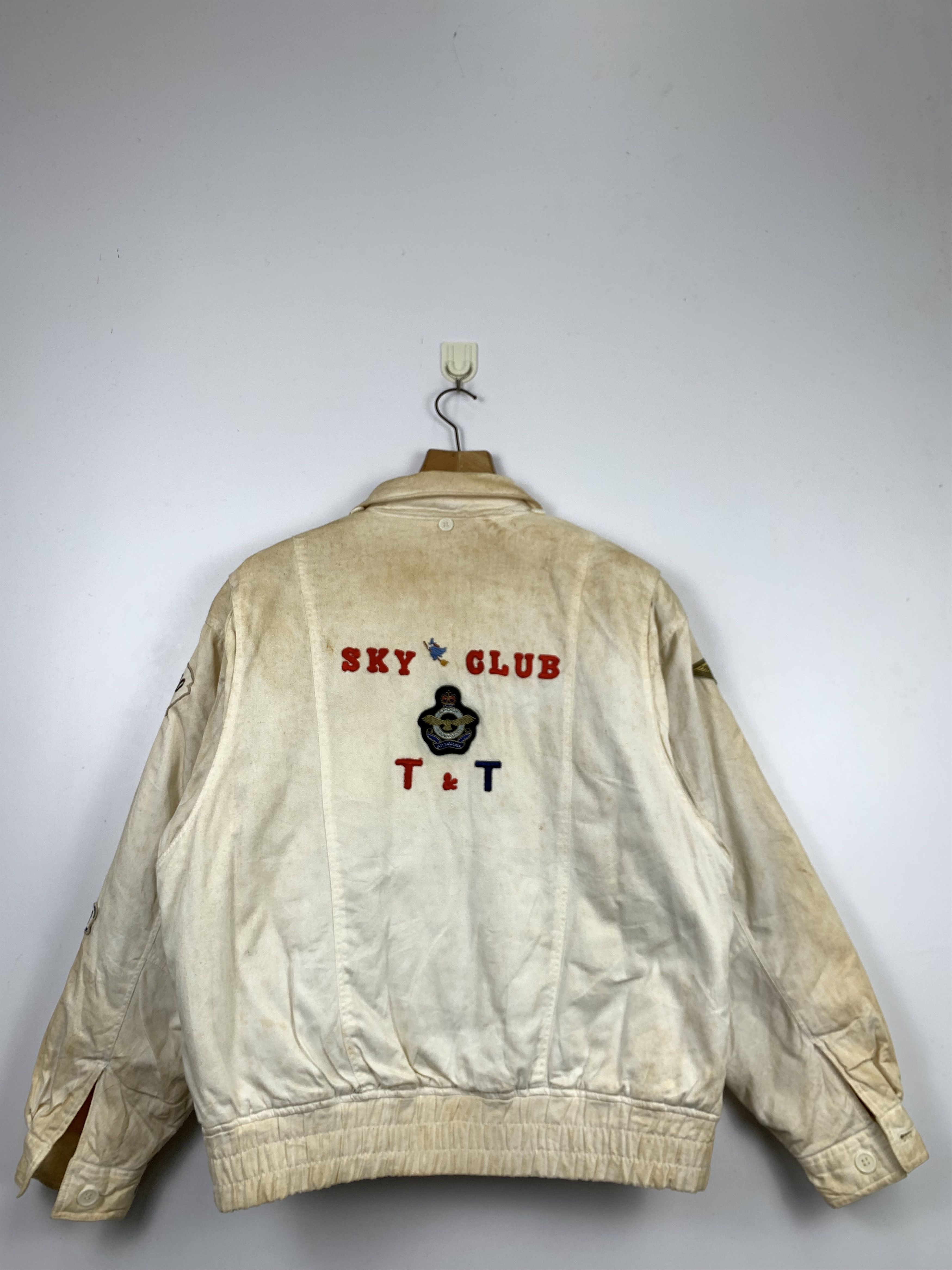 Other Vintage PRACT STUDIO Distressed Rugged Bomber Jacket J0276 Size US M / EU 48-50 / 2 - 14 Thumbnail