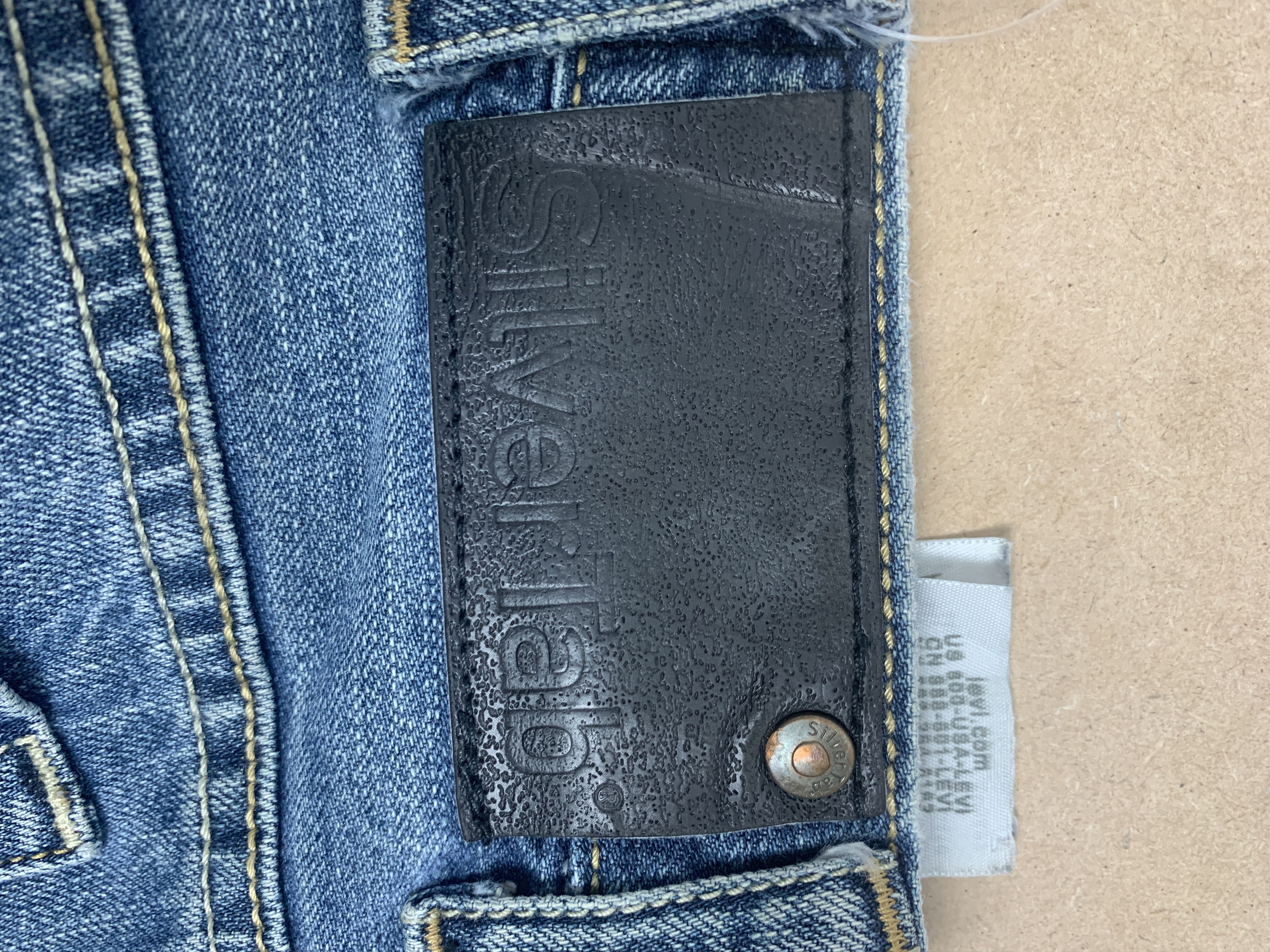 Levi's Vintage 90s Levis Baggy Tab Faded Jeans P0218 Size US 37 - 9 Thumbnail