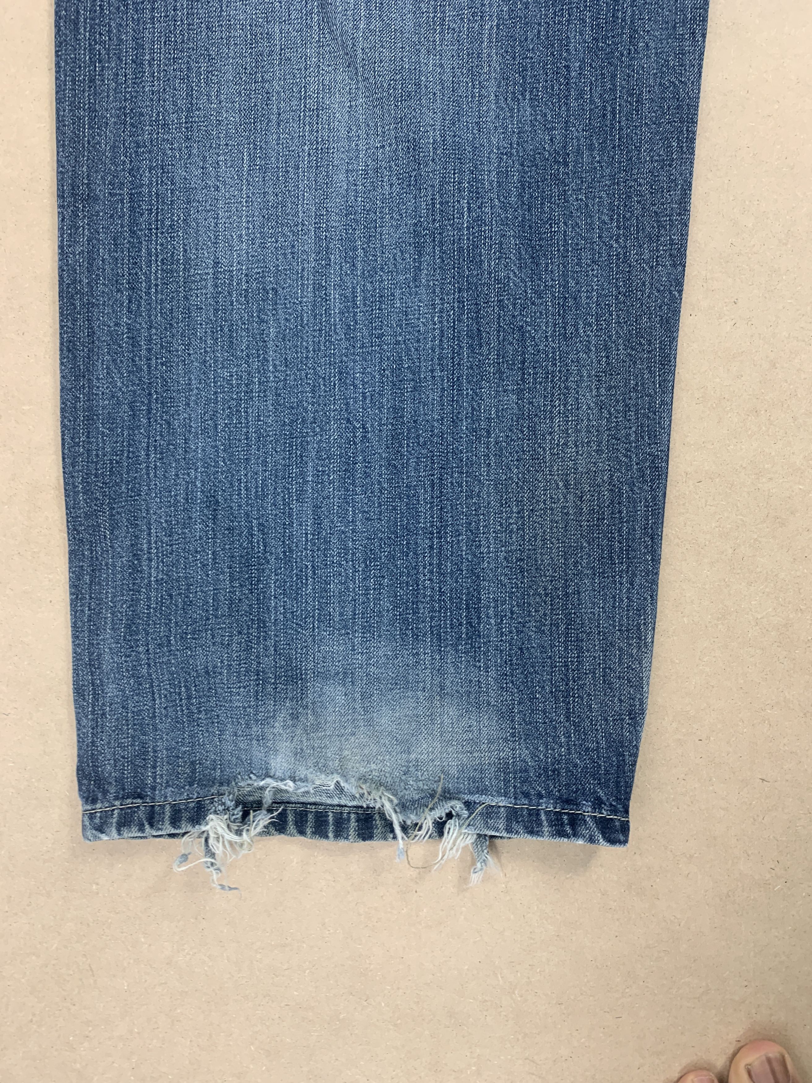 Levi's Vintage 90s Levis Baggy Tab Faded Jeans P0218 Size US 37 - 8 Thumbnail