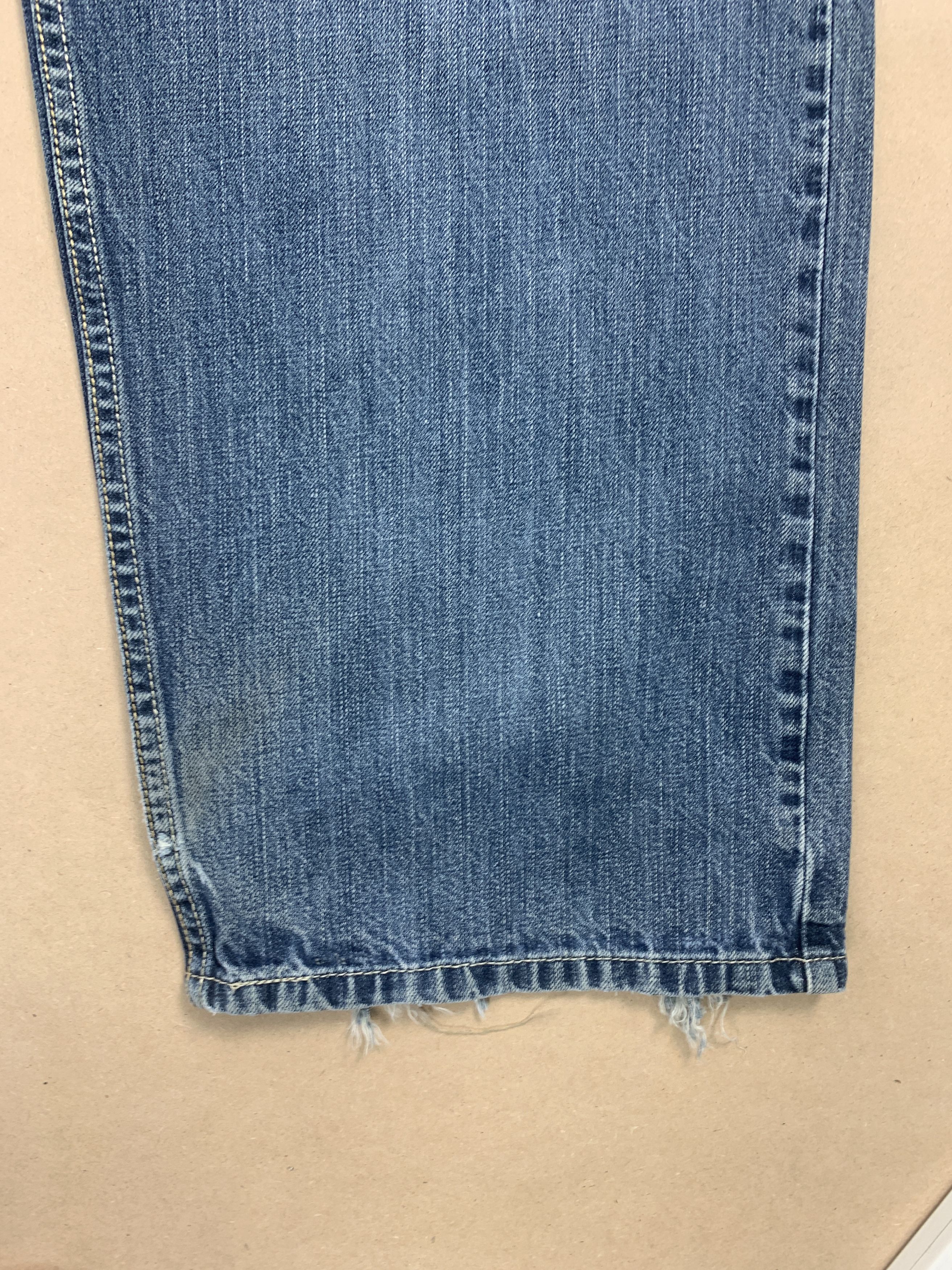 Levi's Vintage 90s Levis Baggy Tab Faded Jeans P0218 Size US 37 - 3 Thumbnail