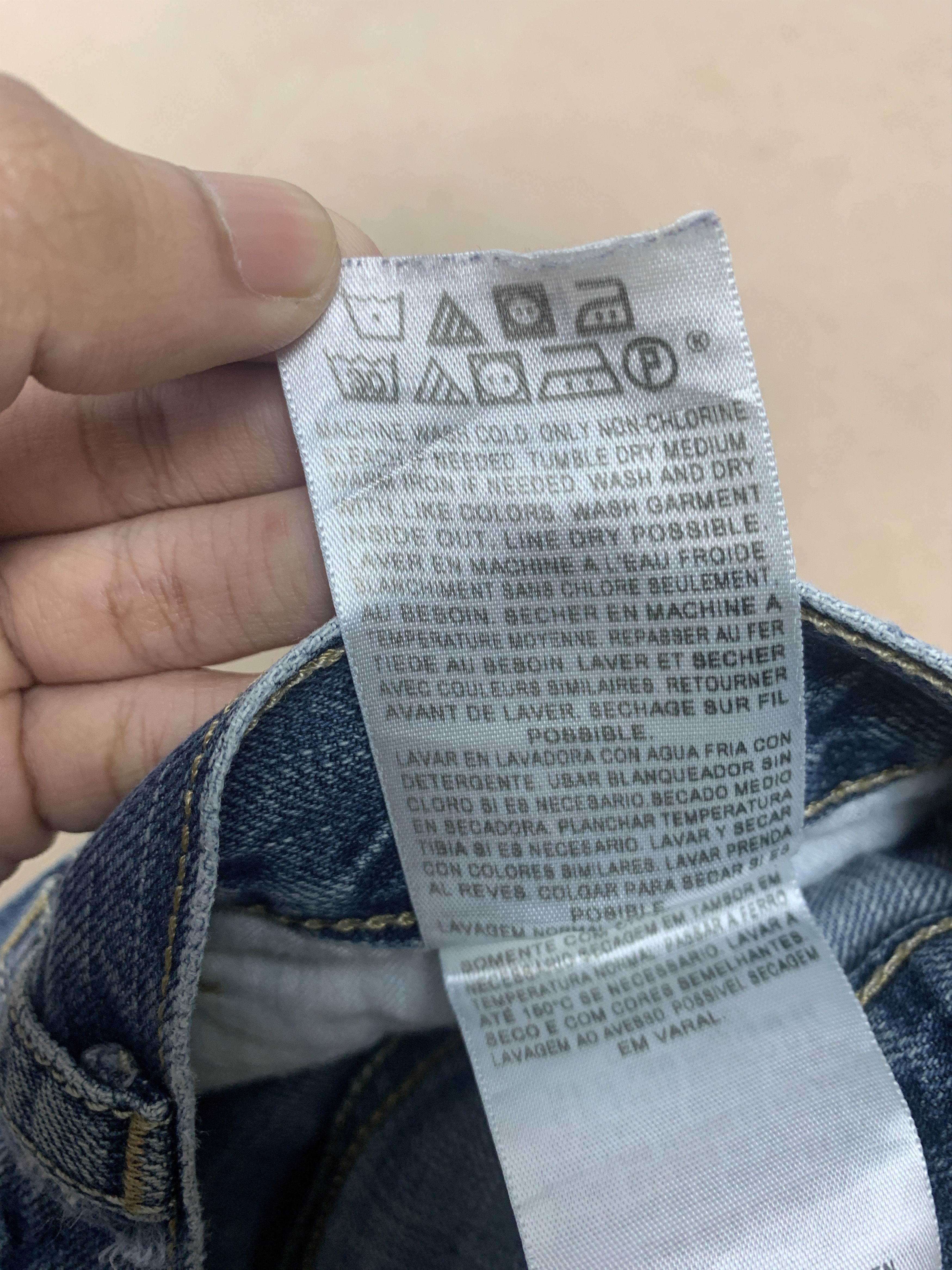 Levi's Vintage 90s Levis Baggy Tab Faded Jeans P0218 Size US 37 - 15 Thumbnail