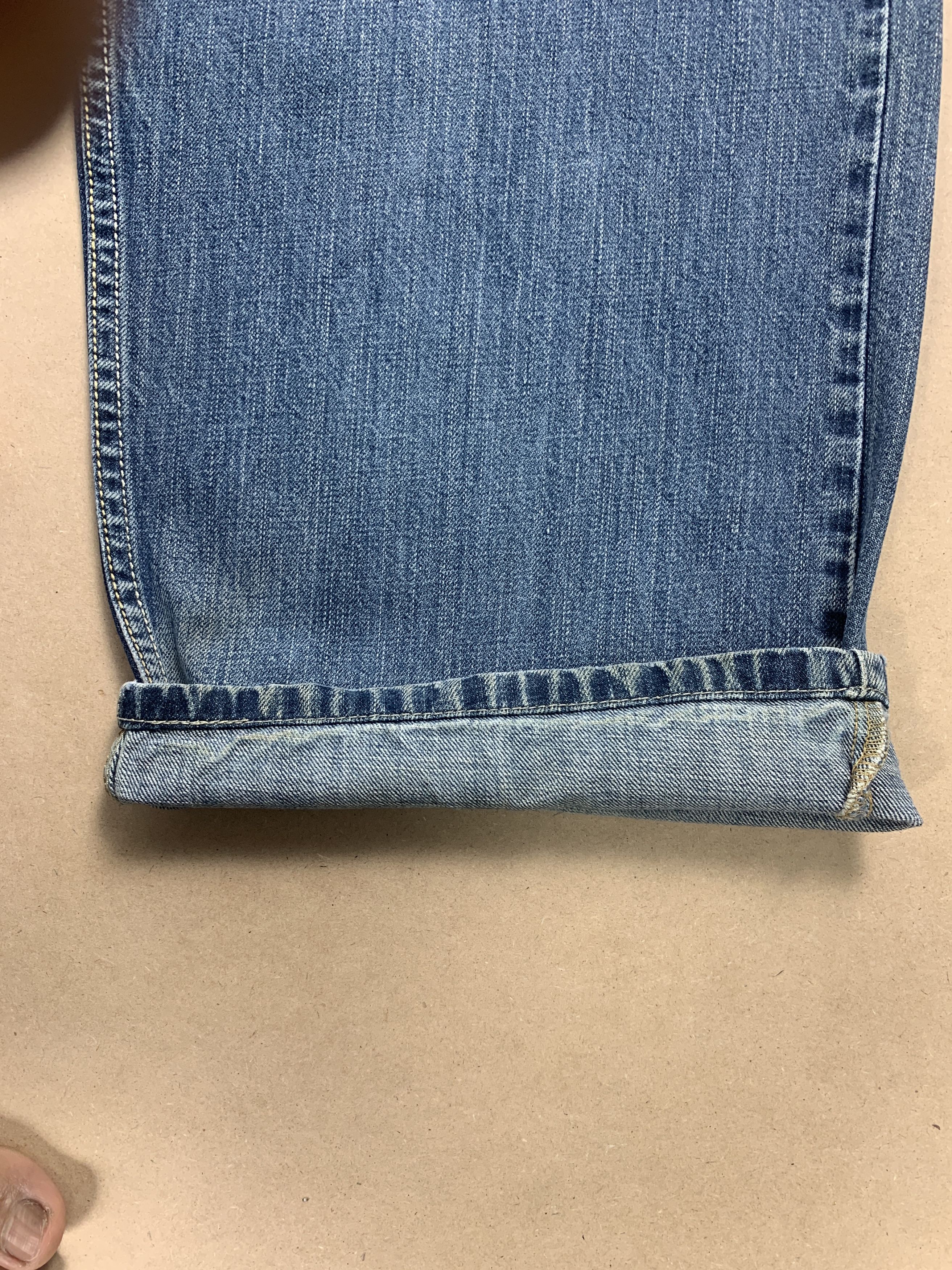 Levi's Vintage 90s Levis Baggy Tab Faded Jeans P0218 Size US 37 - 4 Thumbnail