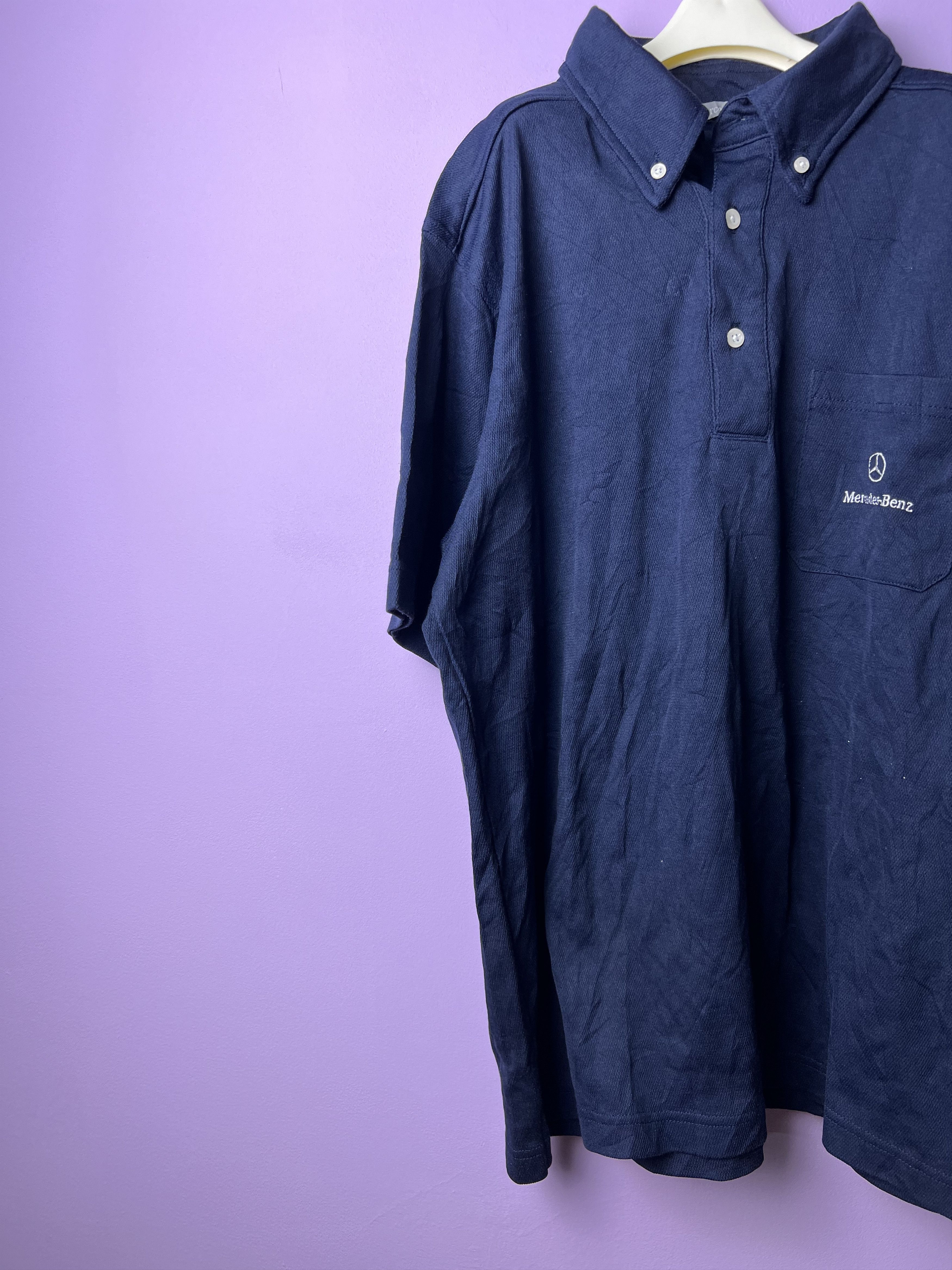 Mercedes-Benz 🔥Vintage Mercedes Benz Pocket Polo Tees Size US M / EU 48-50 / 2 - 2 Thumbnail