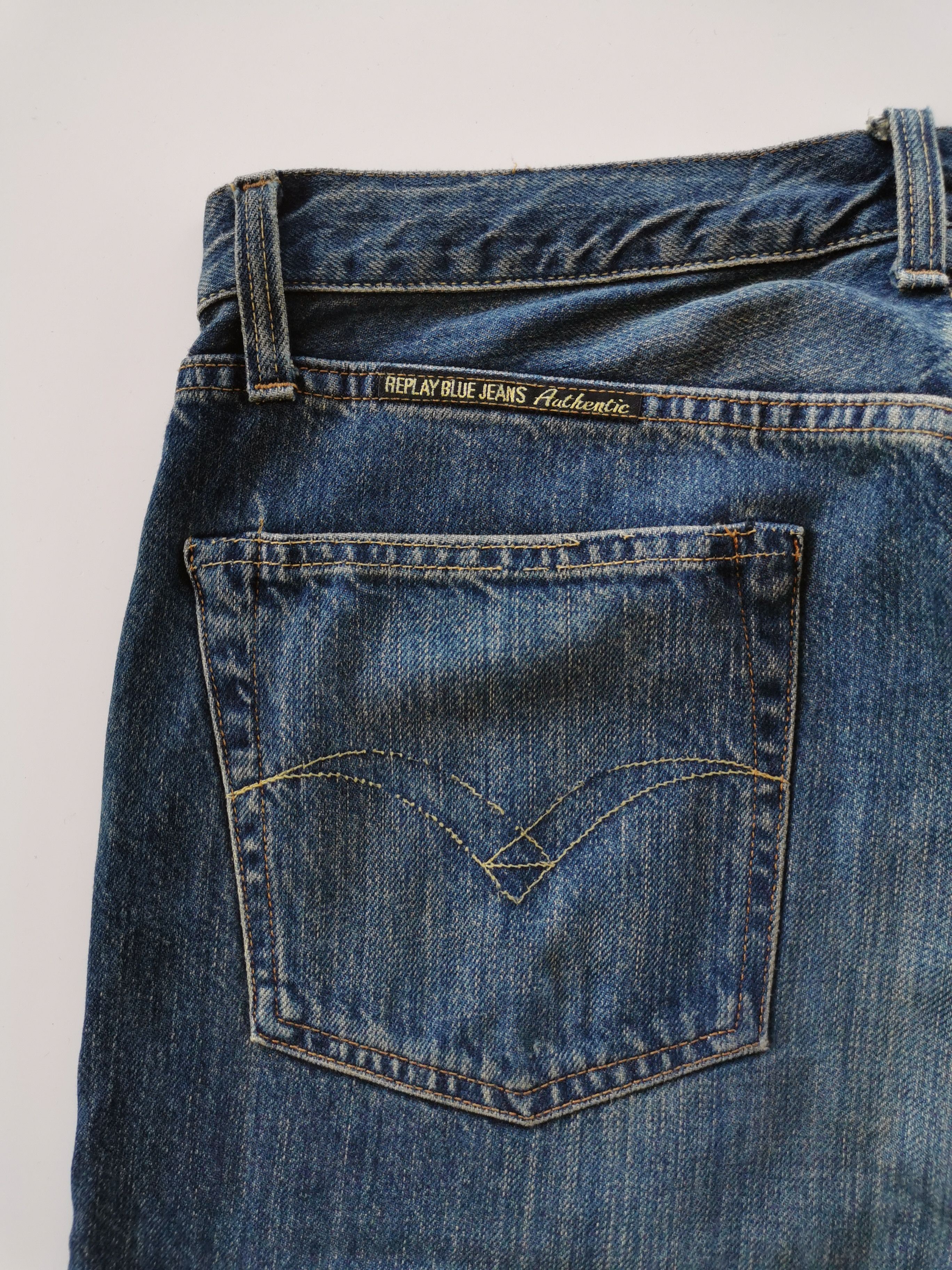 Replay Replay Mens Denim Jeans Size 33 Size US 33 - 7 Thumbnail