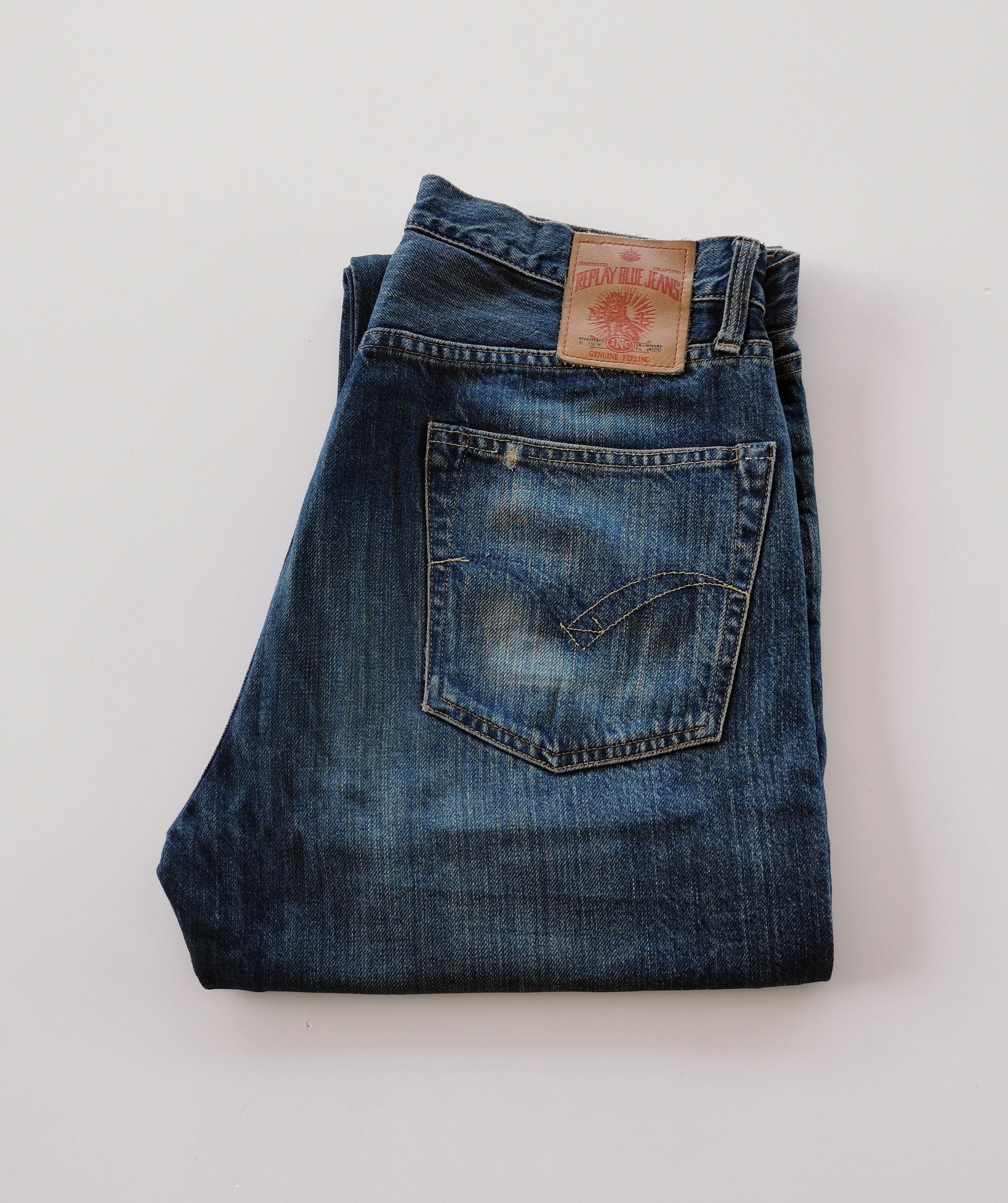 Replay Replay Mens Denim Jeans Size 33 Size US 33 - 1 Thumbnail