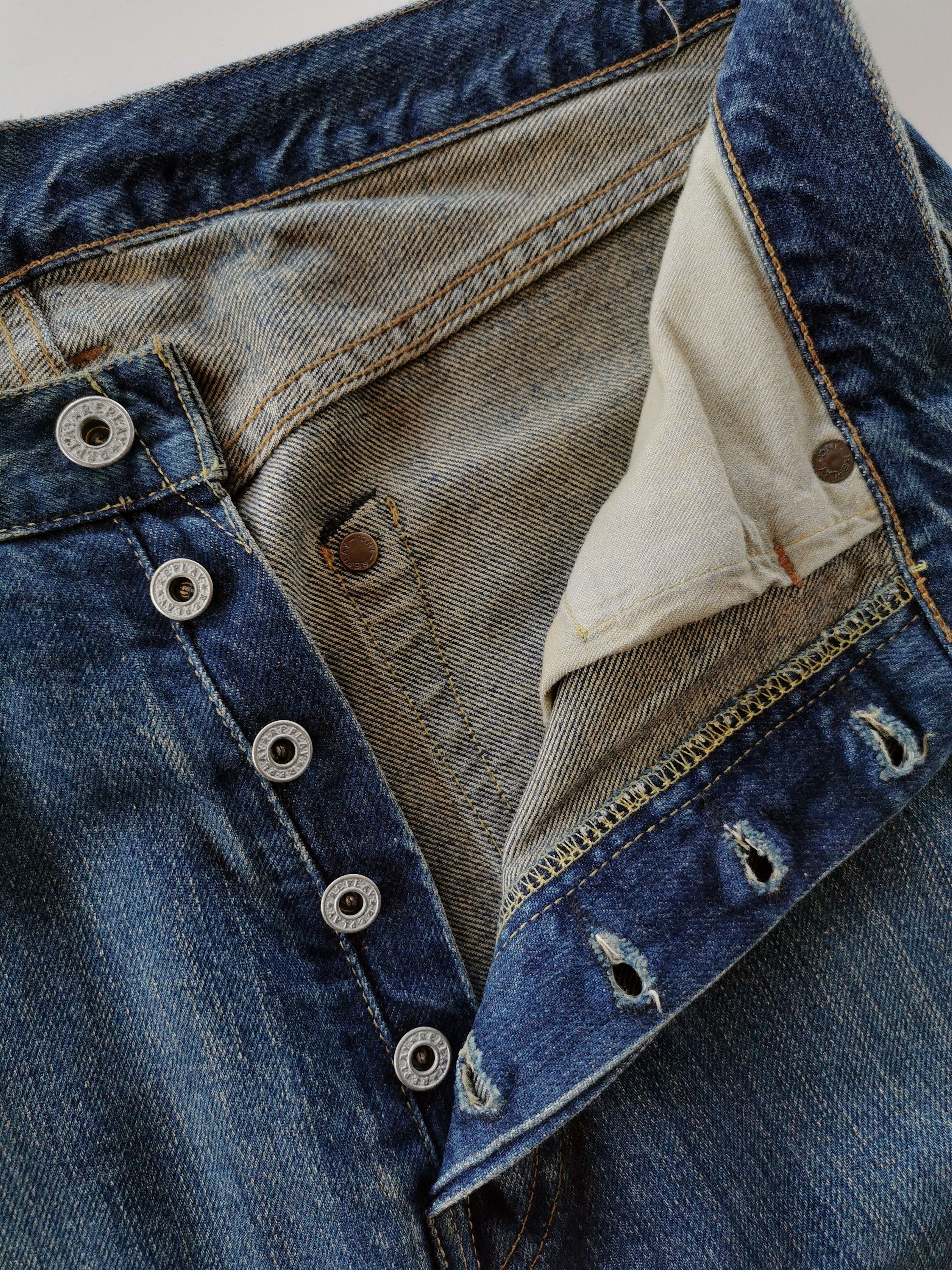 Replay Replay Mens Denim Jeans Size 33 Size US 33 - 11 Thumbnail