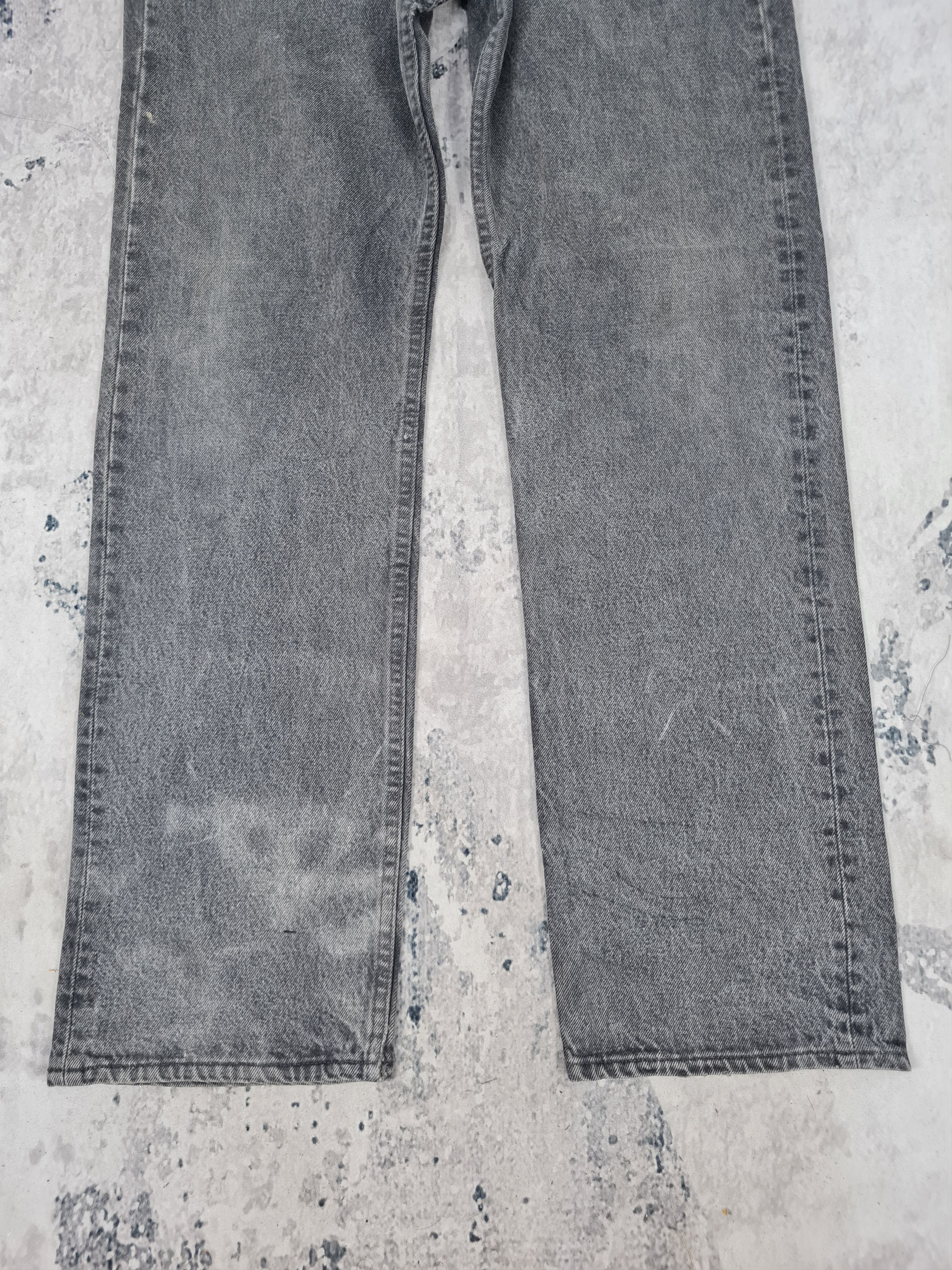 Levi's Vintage Clothing × Vintage Vtg LEVIS 501 Black Faded Made In USA Jeans L0296 Size 34x32 Size US 34 / EU 50 - 3 Thumbnail