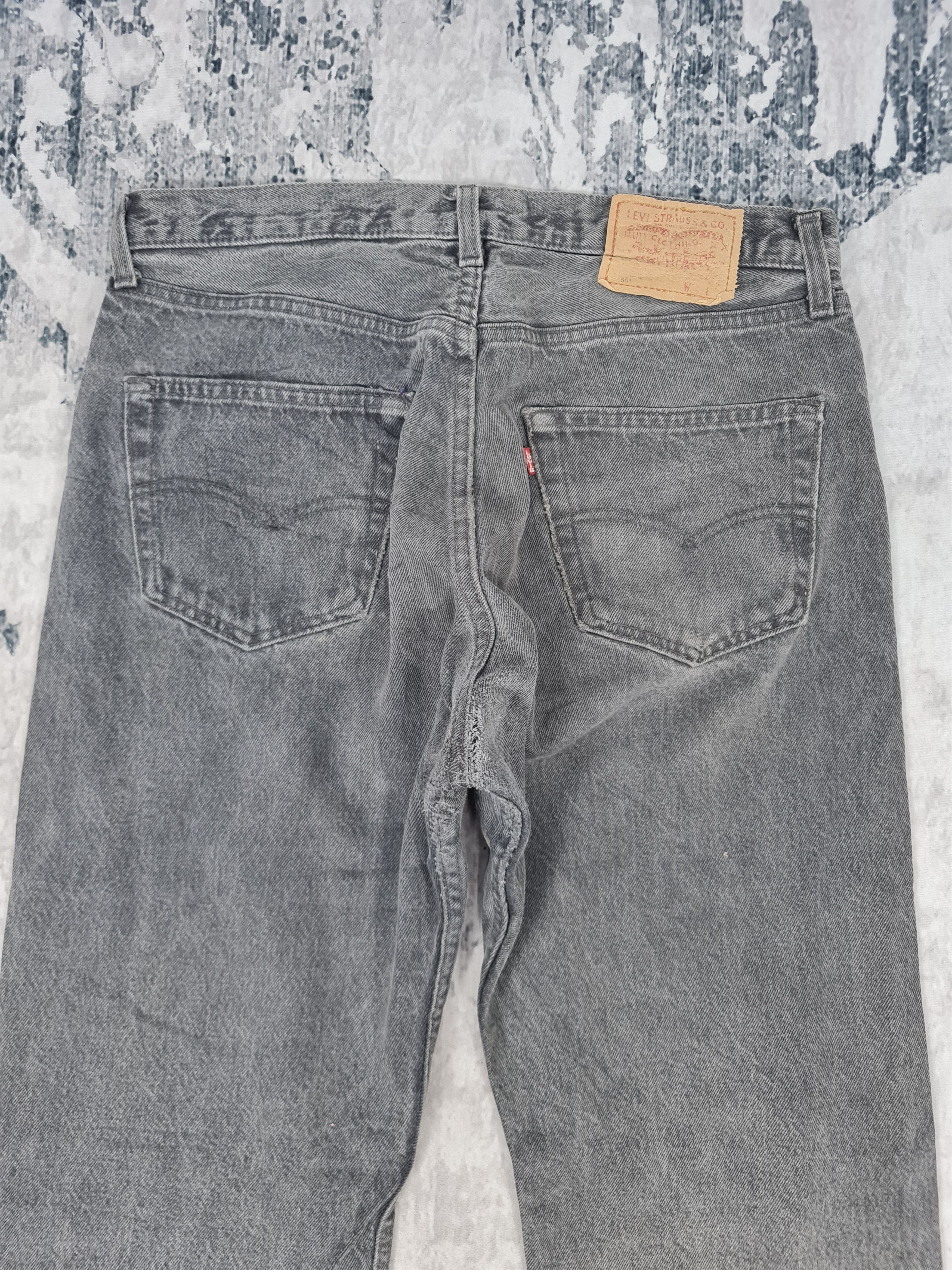 Levi's Vintage Clothing × Vintage Vtg LEVIS 501 Black Faded Made In USA Jeans L0296 Size 34x32 Size US 34 / EU 50 - 7 Thumbnail