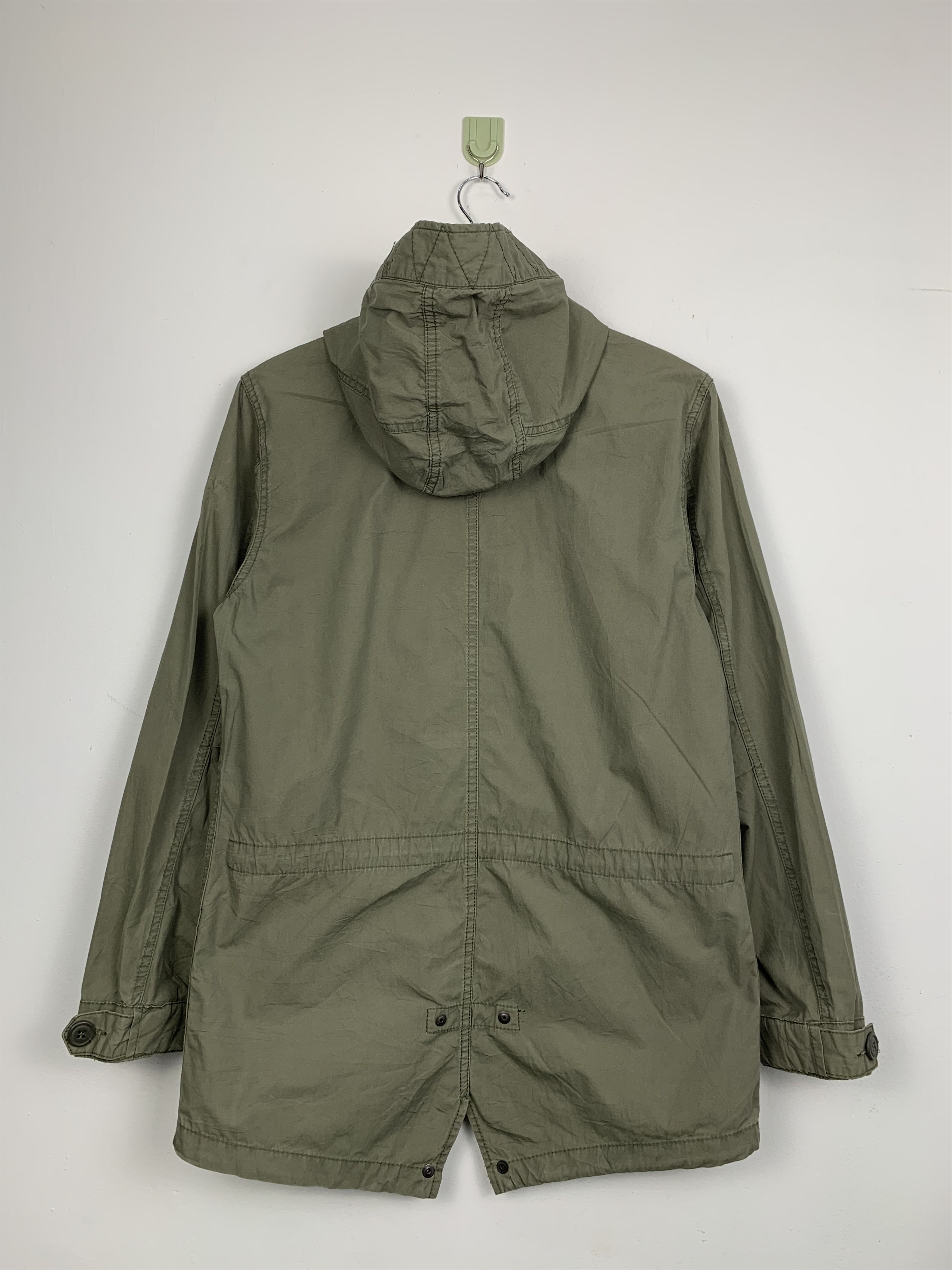 Japanese Brand Vintage BACK NUMBER Cotton Hoodie Zip Up Parkas Jacket J0714 Size US S / EU 44-46 / 1 - 8 Thumbnail