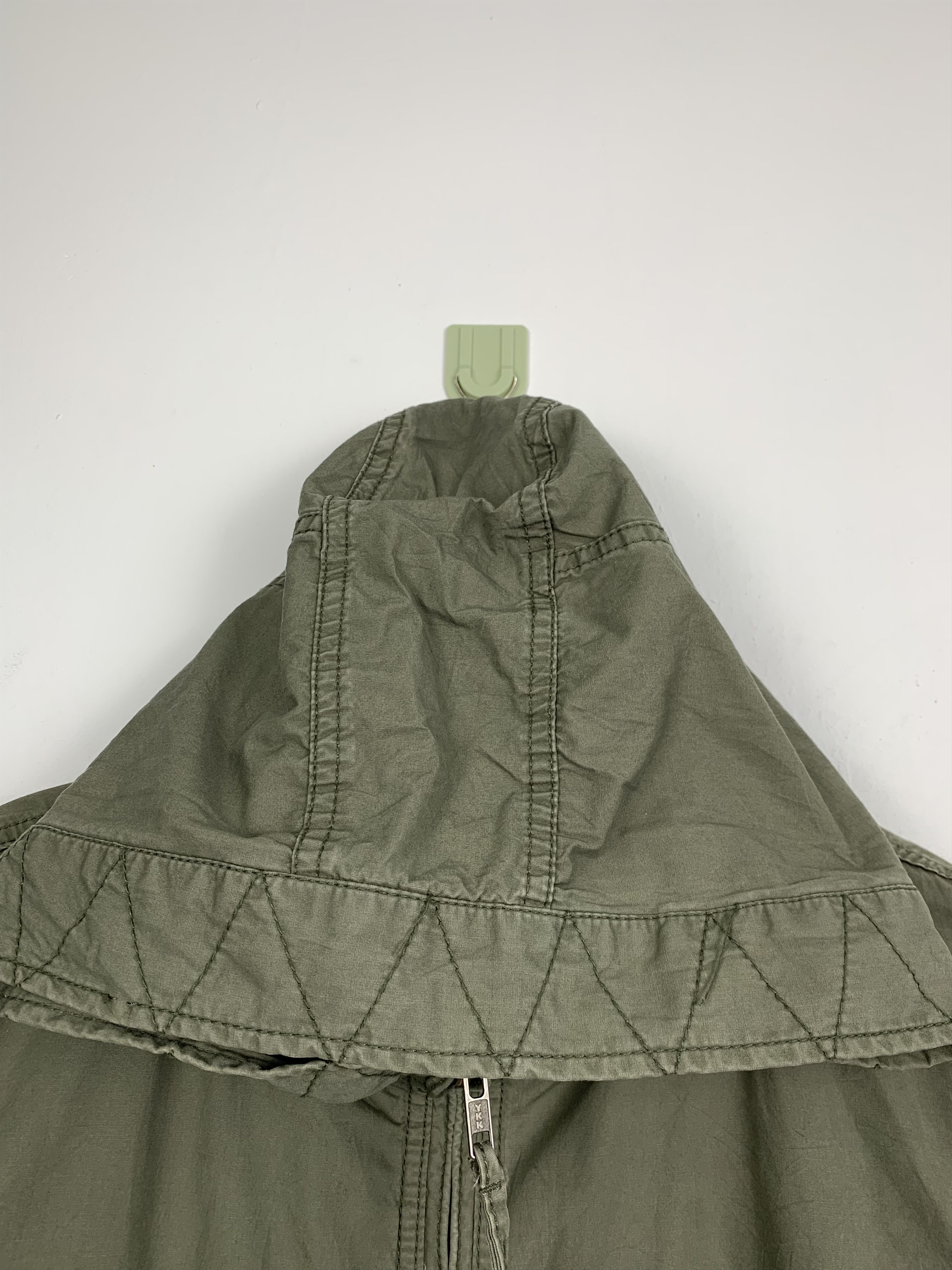 Japanese Brand Vintage BACK NUMBER Cotton Hoodie Zip Up Parkas Jacket J0714 Size US S / EU 44-46 / 1 - 6 Thumbnail