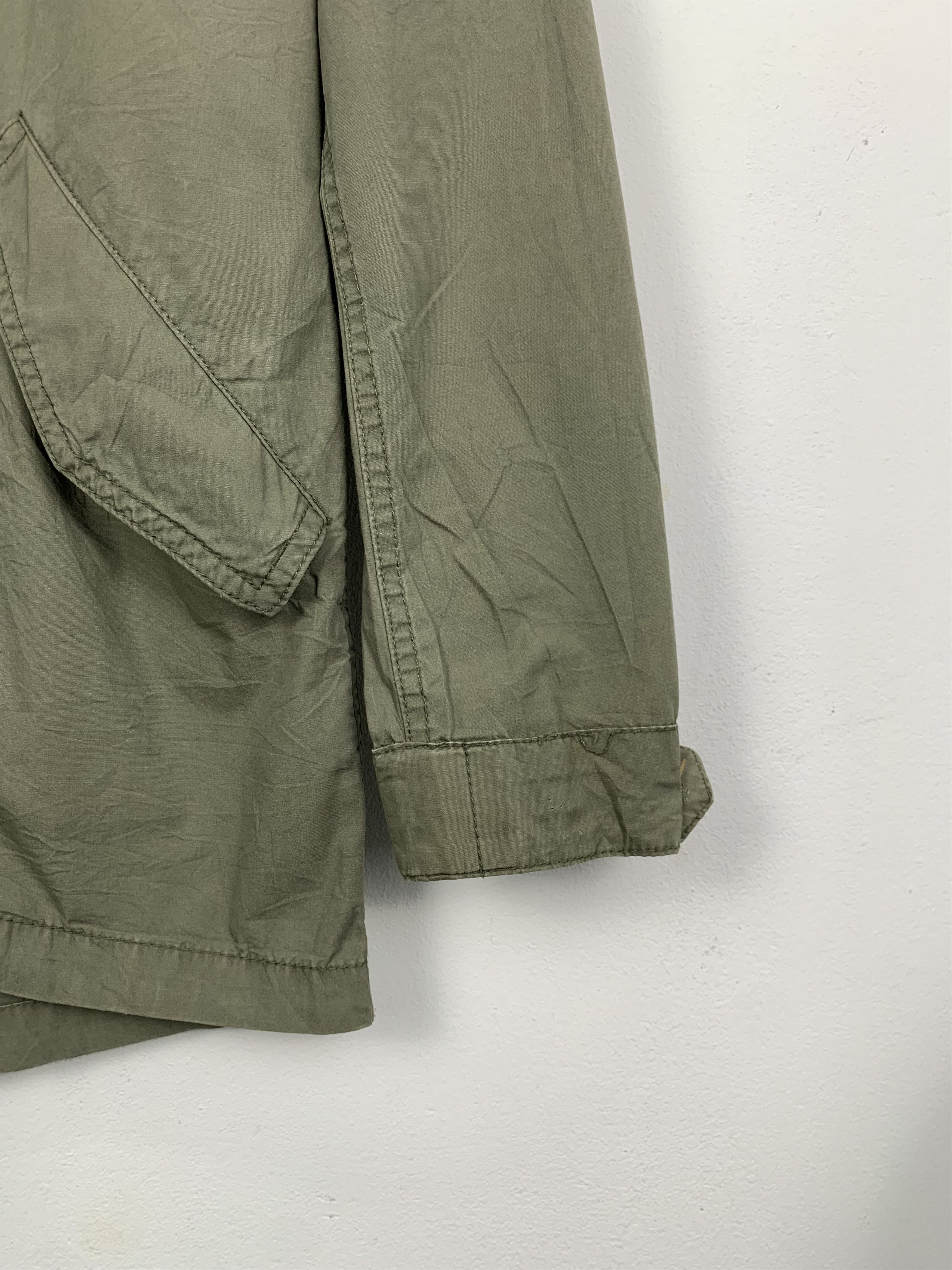 Japanese Brand Vintage BACK NUMBER Cotton Hoodie Zip Up Parkas Jacket J0714 Size US S / EU 44-46 / 1 - 3 Thumbnail