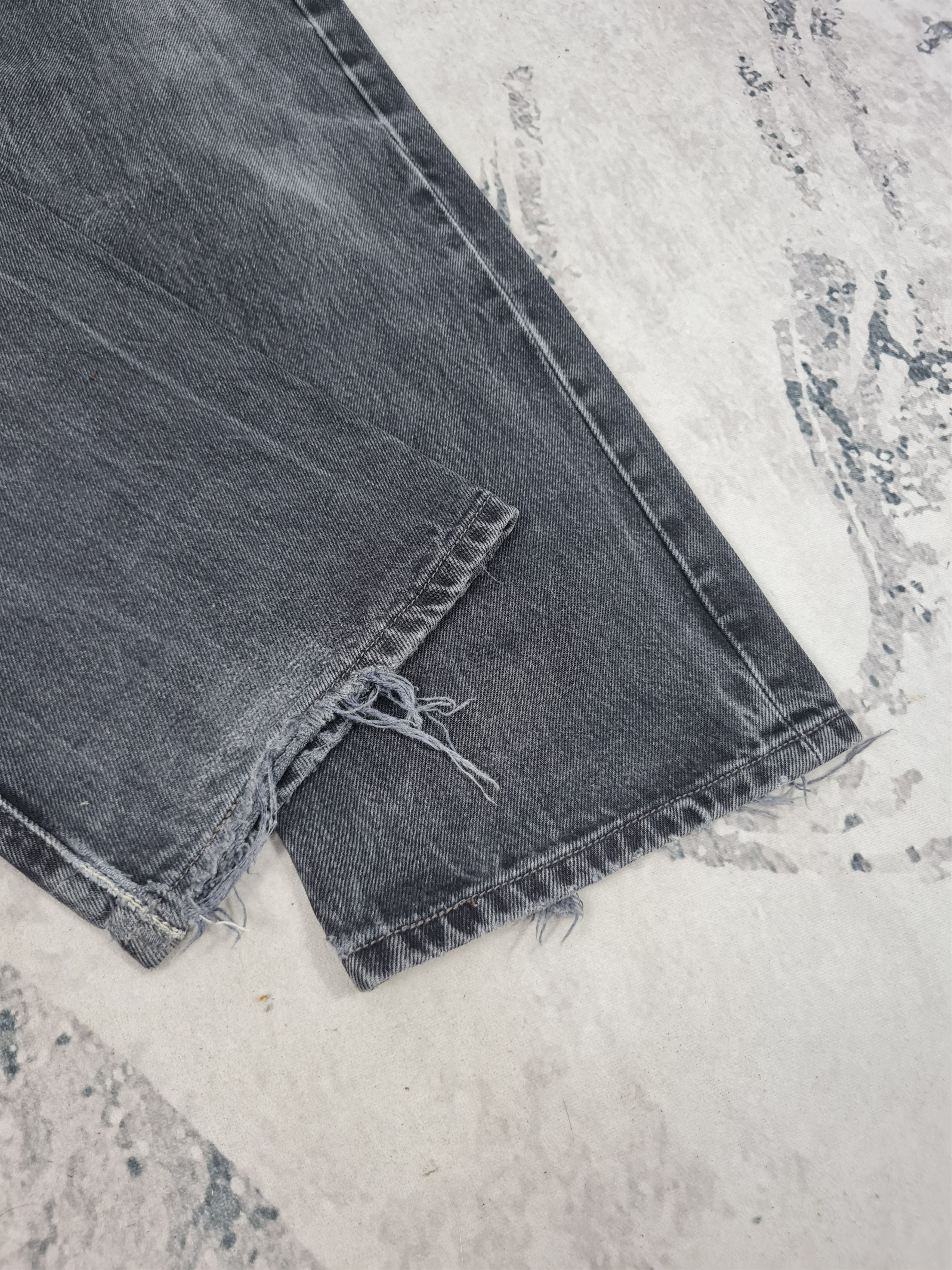 Levi's Vtg LEVIS 501 Super Black Faded Jeans L0298 Size 31x31.5 Size US 31 - 5 Thumbnail