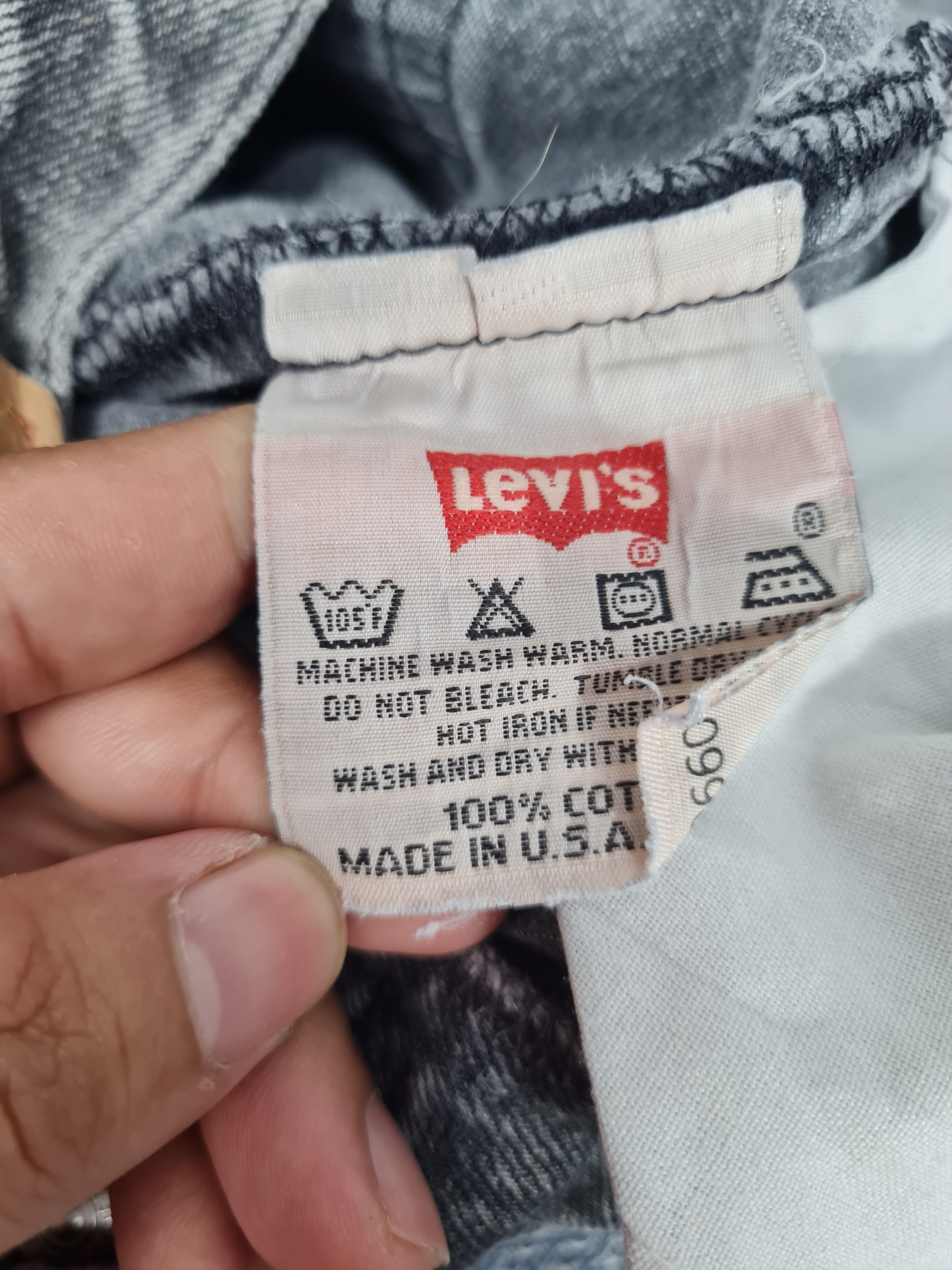 Levi's Vintage Clothing Vtg LEVIS 501 Faded Stonewash Ripped Jeans L0300 Size 34x33 Size US 34 / EU 50 - 12 Thumbnail