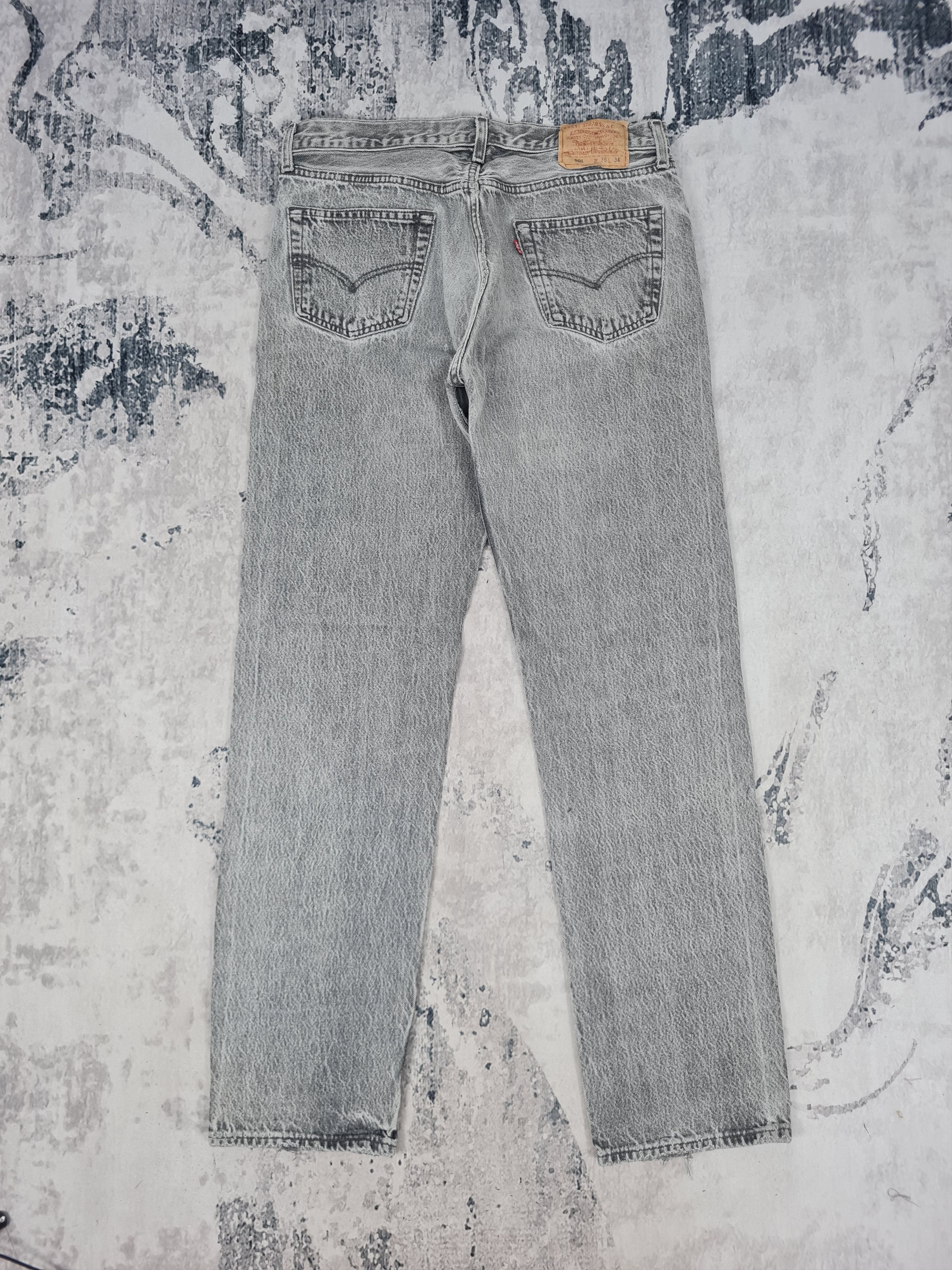 Levi's Vintage Clothing Vtg LEVIS 501 Faded Stonewash Ripped Jeans L0300 Size 34x33 Size US 34 / EU 50 - 2 Thumbnail