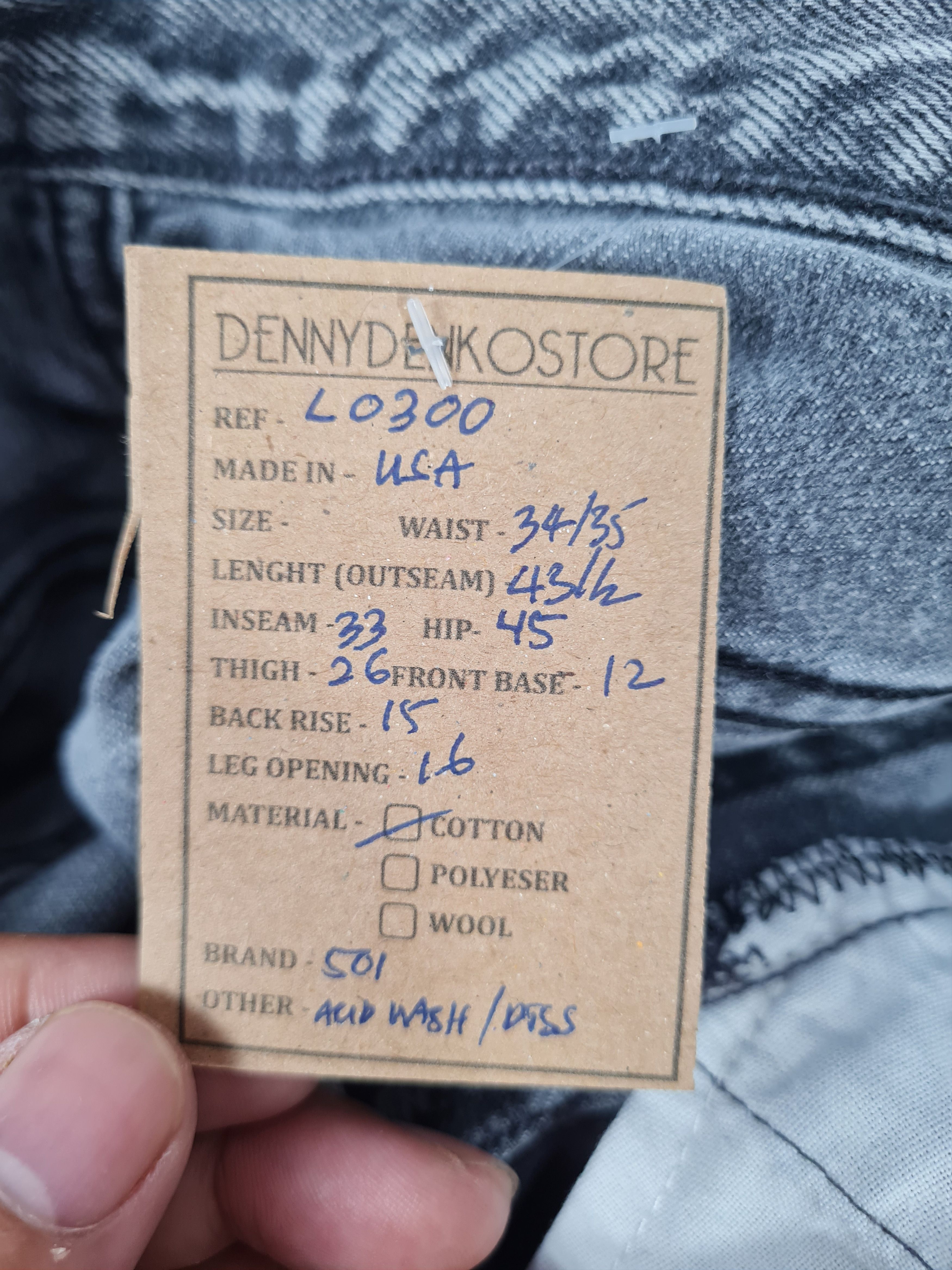 Levi's Vintage Clothing Vtg LEVIS 501 Faded Stonewash Ripped Jeans L0300 Size 34x33 Size US 34 / EU 50 - 14 Thumbnail