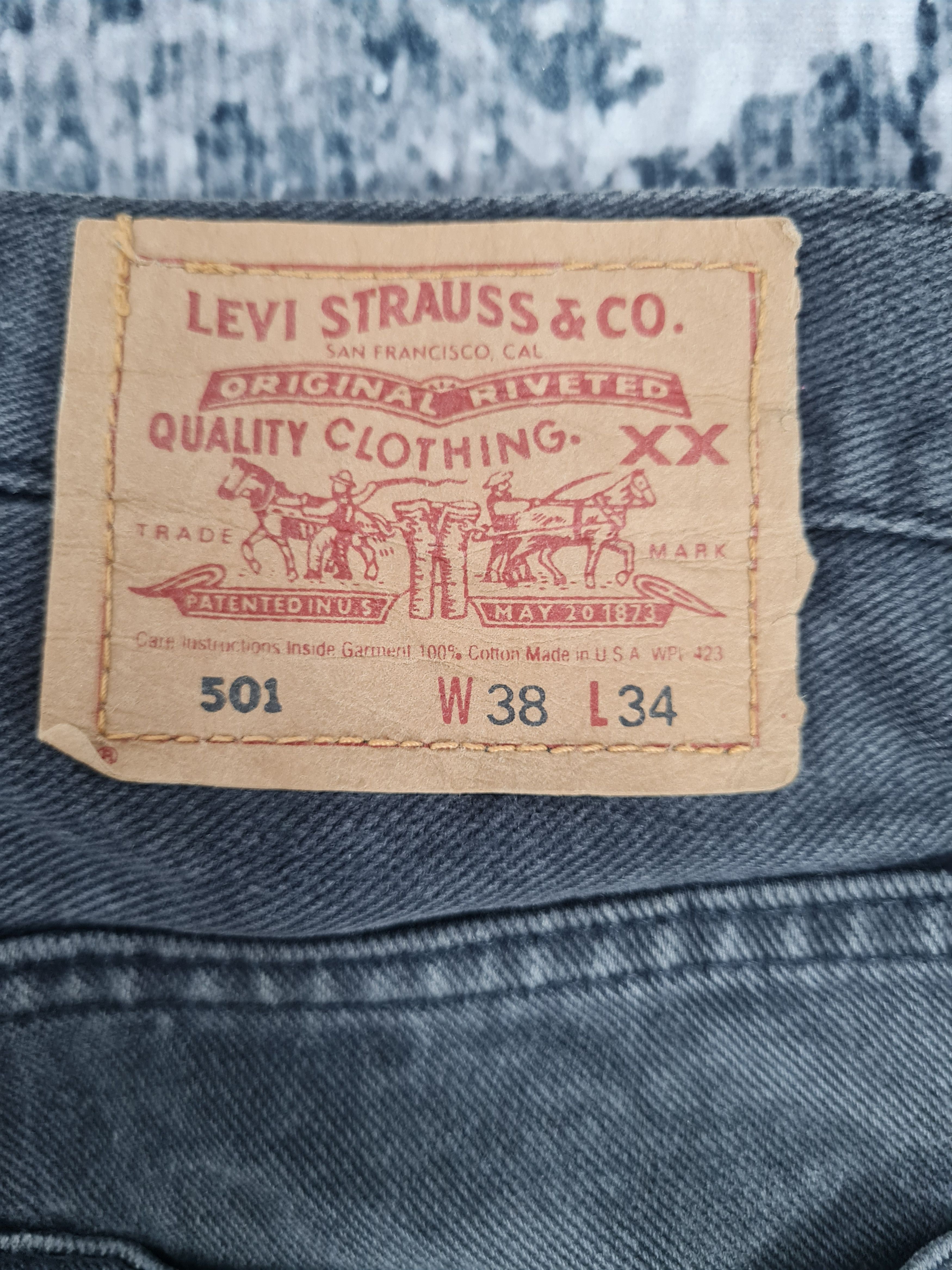 Levi's Vtg LEVIS 501 Faded Made In USA Jeans L0303 Size 34x30.5 Size US 34 / EU 50 - 9 Thumbnail