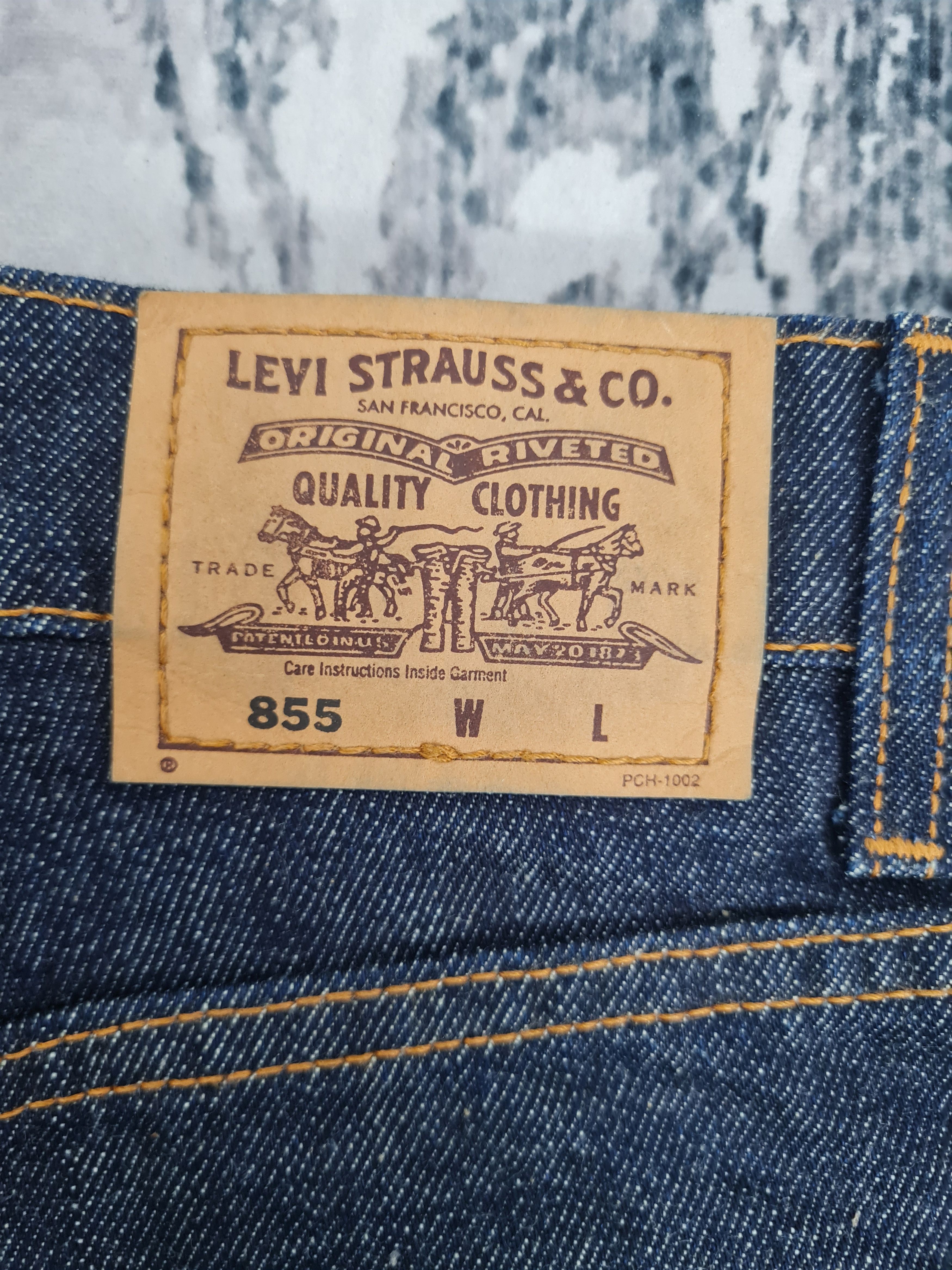 Levi's Vtg LEVIS 855 High Rise Orange Tab Jeans L0305 Size 24x30 Size 24" / US 00 / IT 34 - 9 Thumbnail