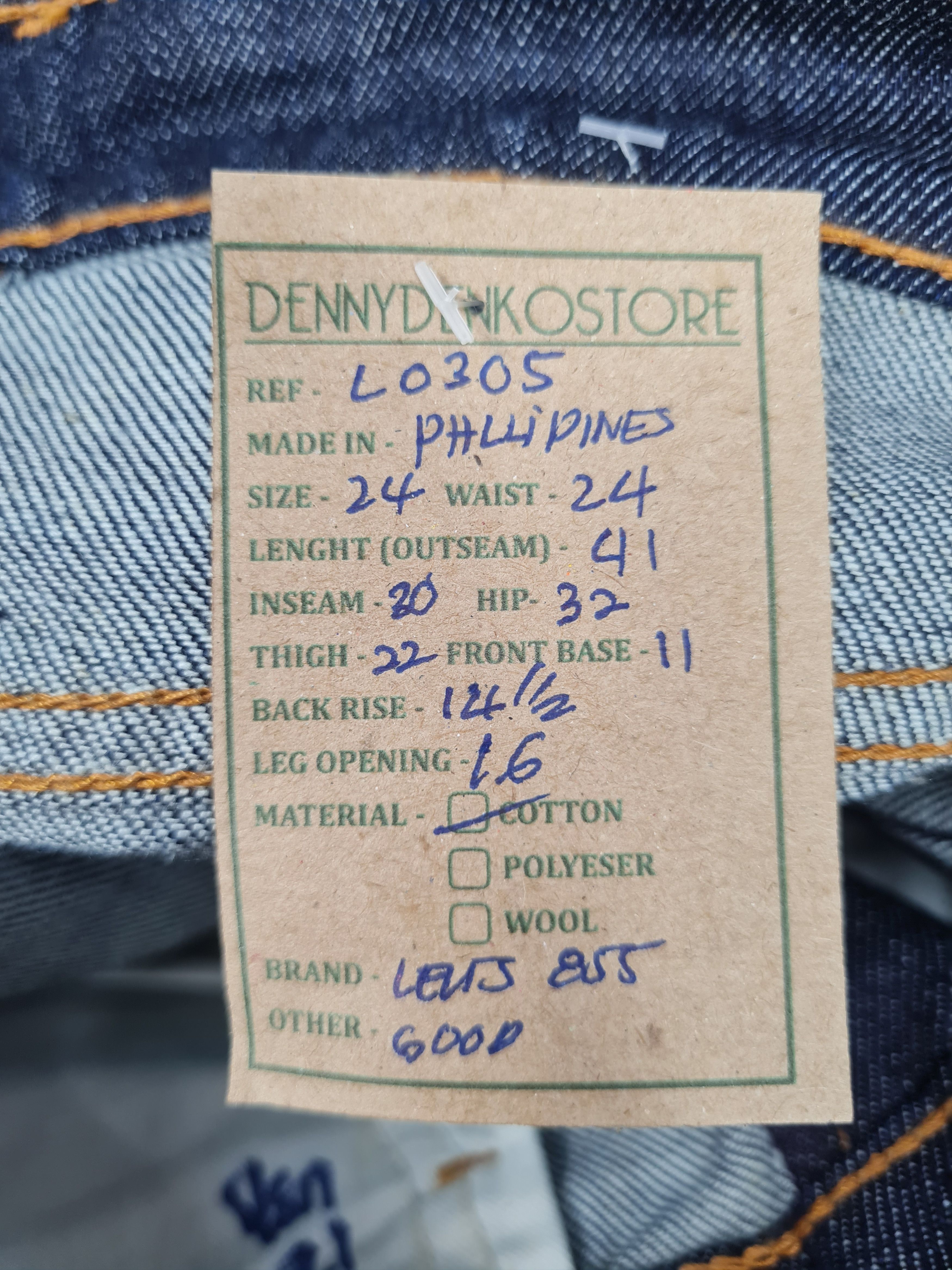 Levi's Vtg LEVIS 855 High Rise Orange Tab Jeans L0305 Size 24x30 Size 24" / US 00 / IT 34 - 14 Thumbnail