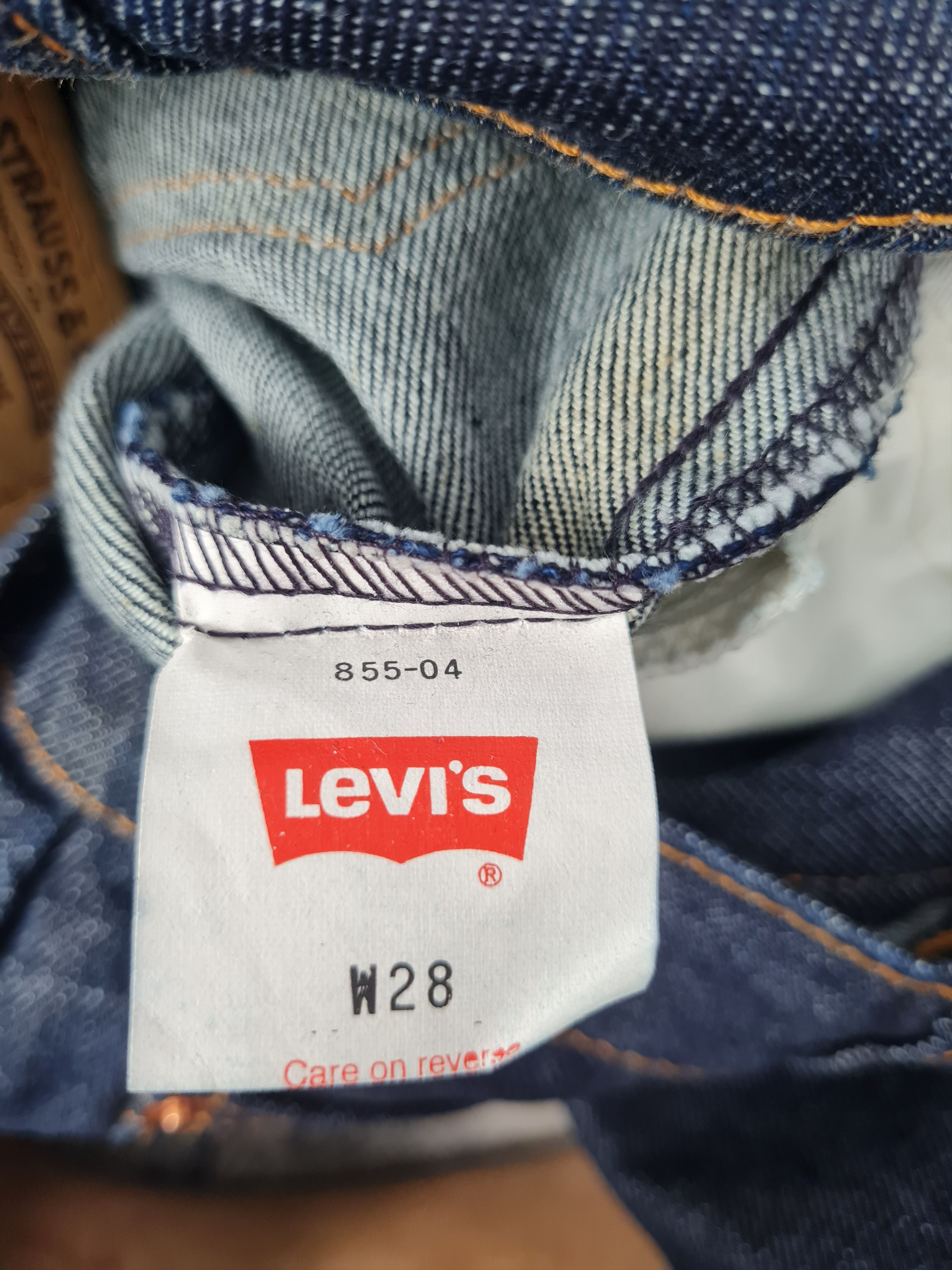 Levi's Vtg LEVIS 855 High Rise Orange Tab Jeans L0305 Size 24x30 Size 24" / US 00 / IT 34 - 12 Thumbnail