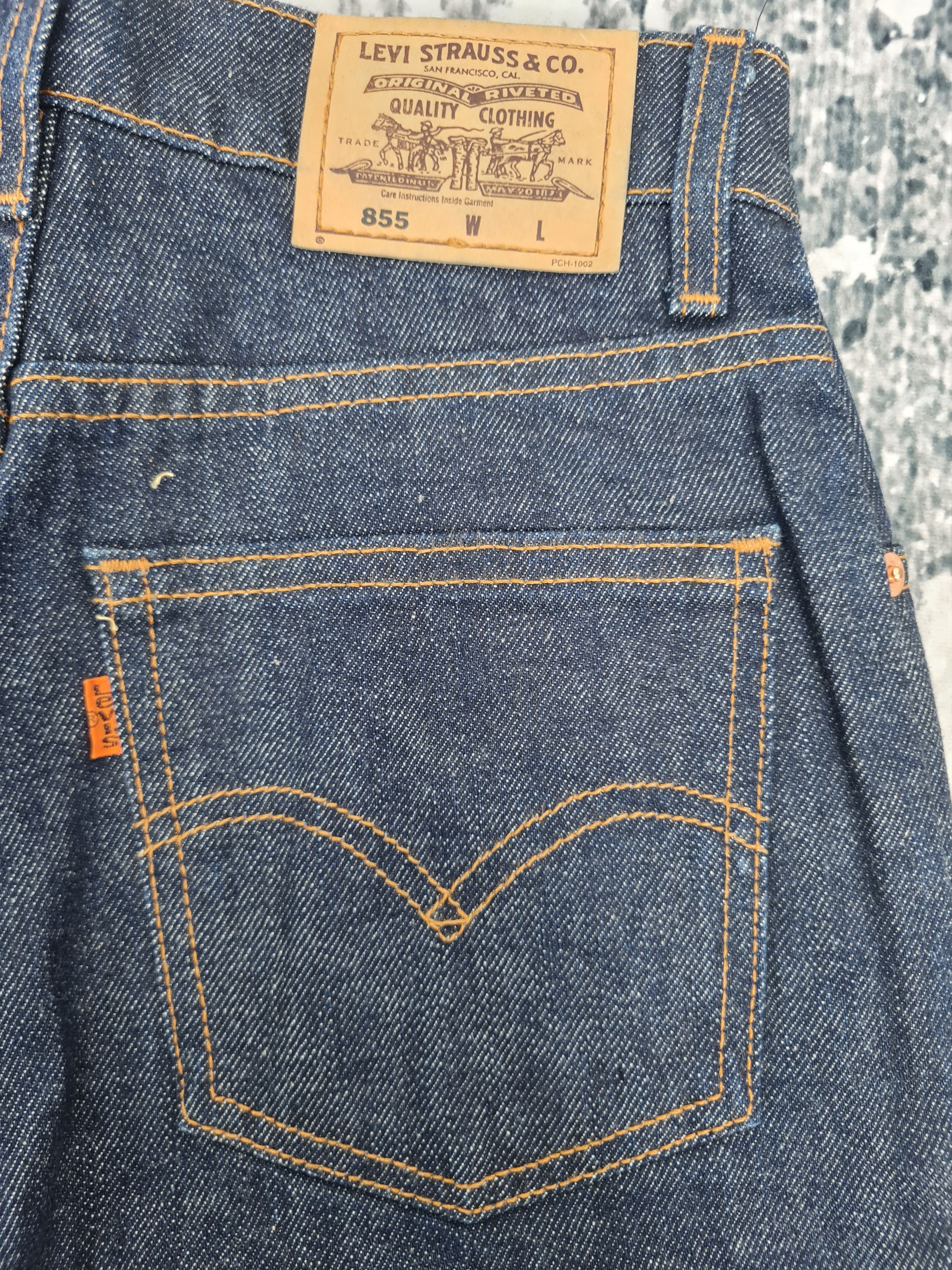Levi's Vtg LEVIS 855 High Rise Orange Tab Jeans L0305 Size 24x30 Size 24" / US 00 / IT 34 - 8 Thumbnail