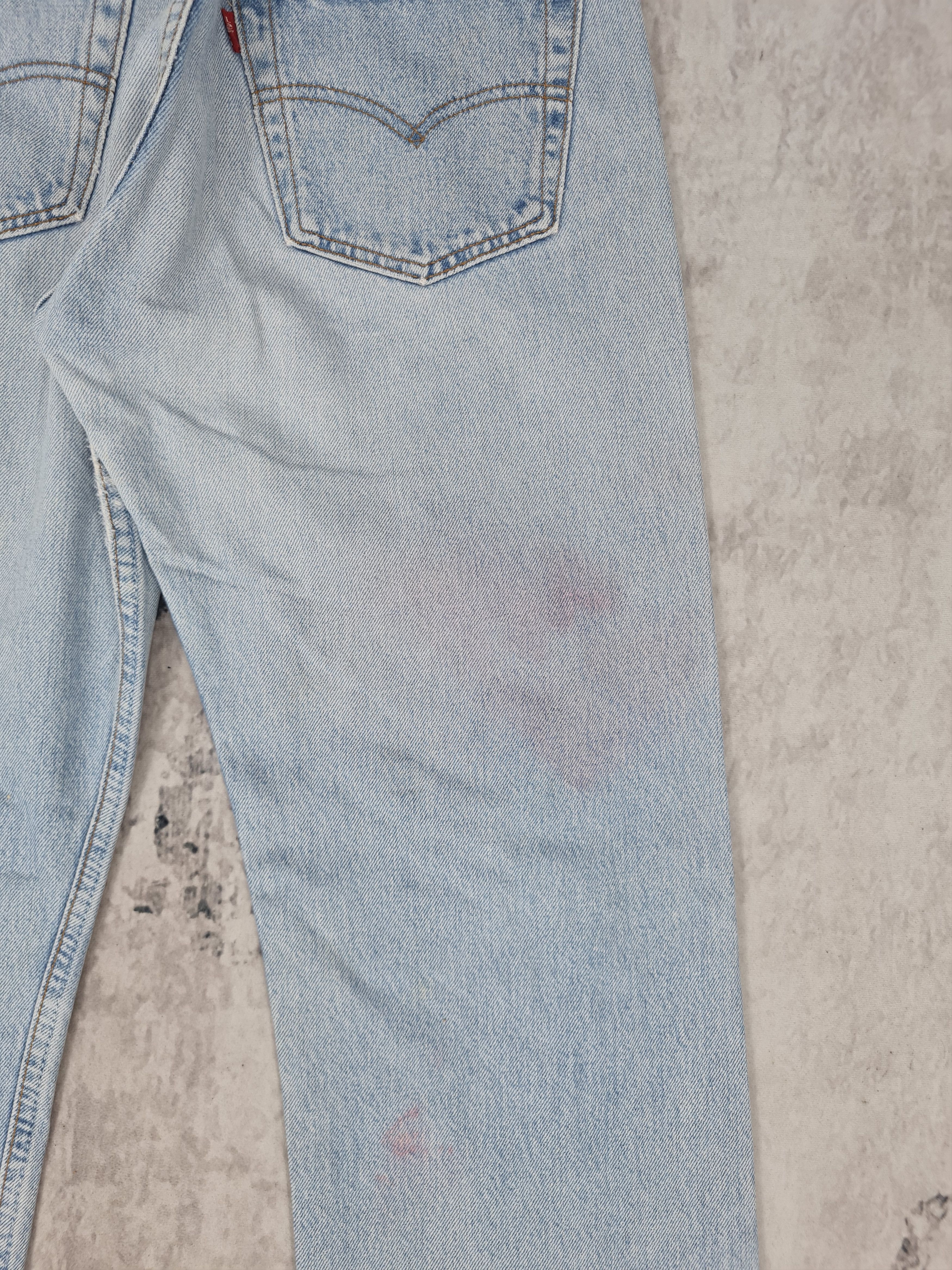 Levi's Vtg 90's LEVIS 501 Faded Distressed Jeans L0307 Size 30x30 Size US 30 / EU 46 - 7 Thumbnail