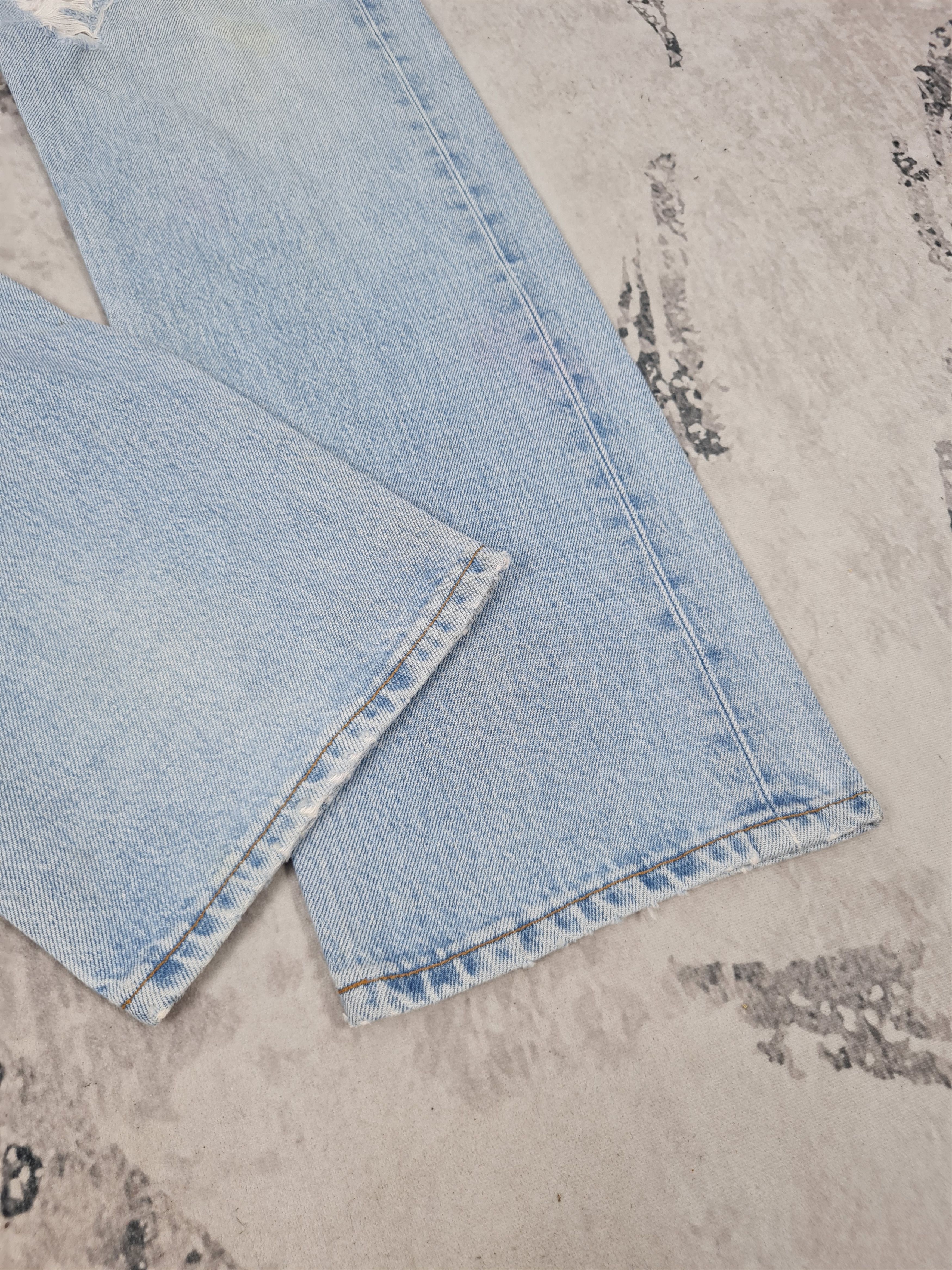 Levi's Vtg 90's LEVIS 501 Faded Distressed Jeans L0307 Size 30x30 Size US 30 / EU 46 - 8 Thumbnail