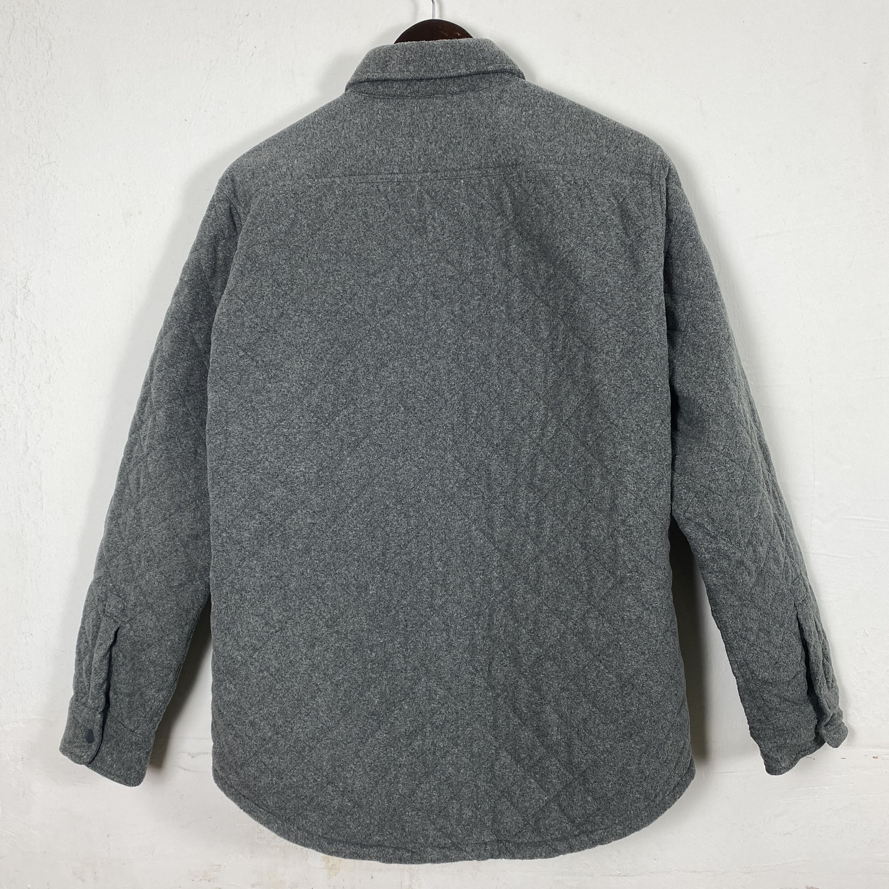 Japanese Brand × Uniqlo Uniqlo Wool Quilted Overshirt J0131 Size US L / EU 52-54 / 3 - 5 Thumbnail