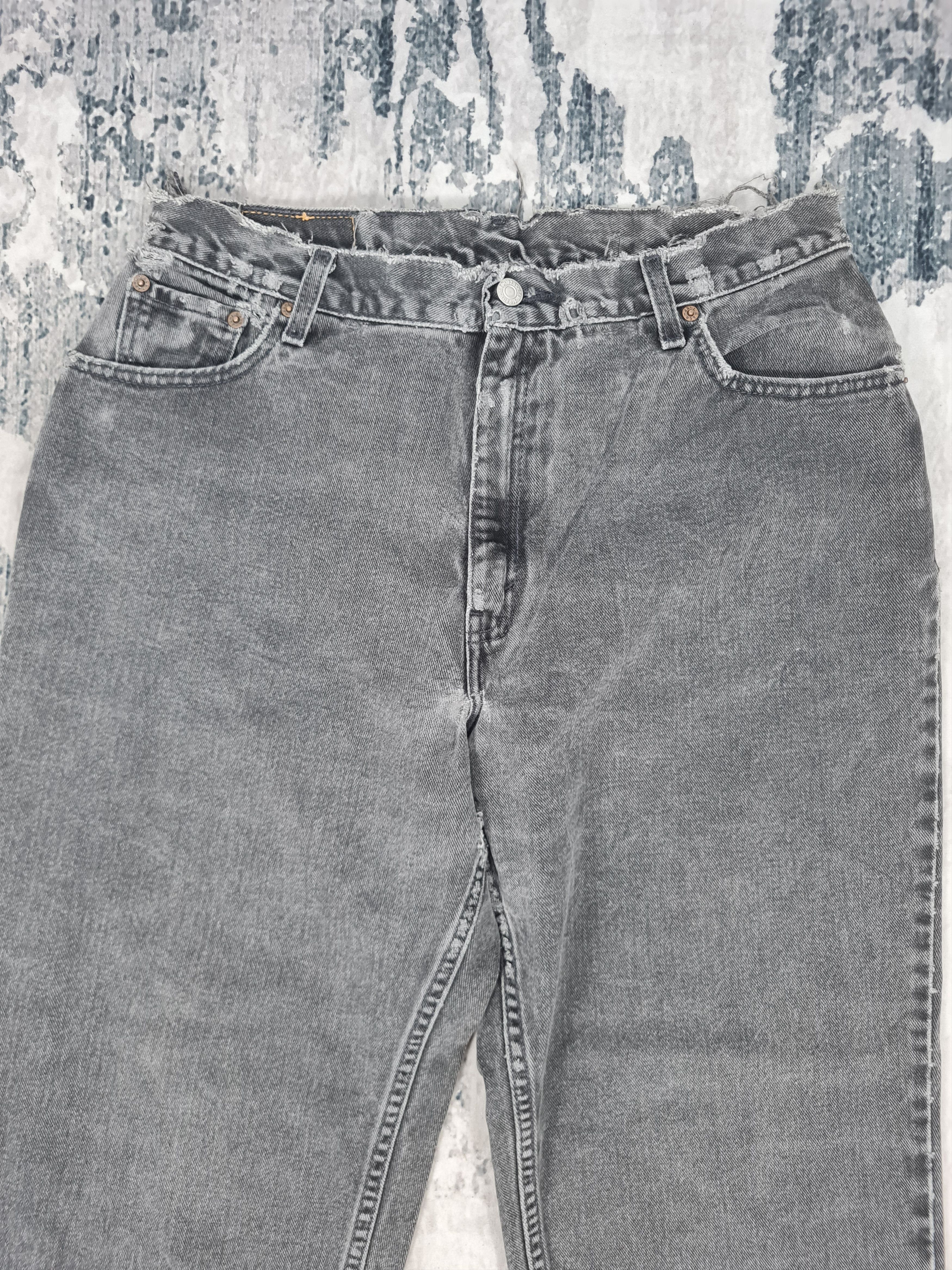 Levi's Vintage Clothing Vtg LEVIS 550 Faded Ripped Distressed Jeans L0310 Size 33x29 Size US 33 - 3 Thumbnail