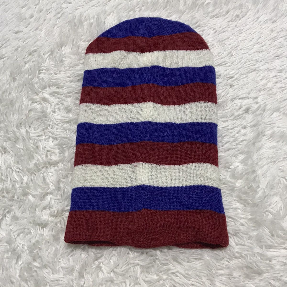 Japanese Brand Rare Face beanie hat snow cap balaclava design Size ONE SIZE - 7 Thumbnail